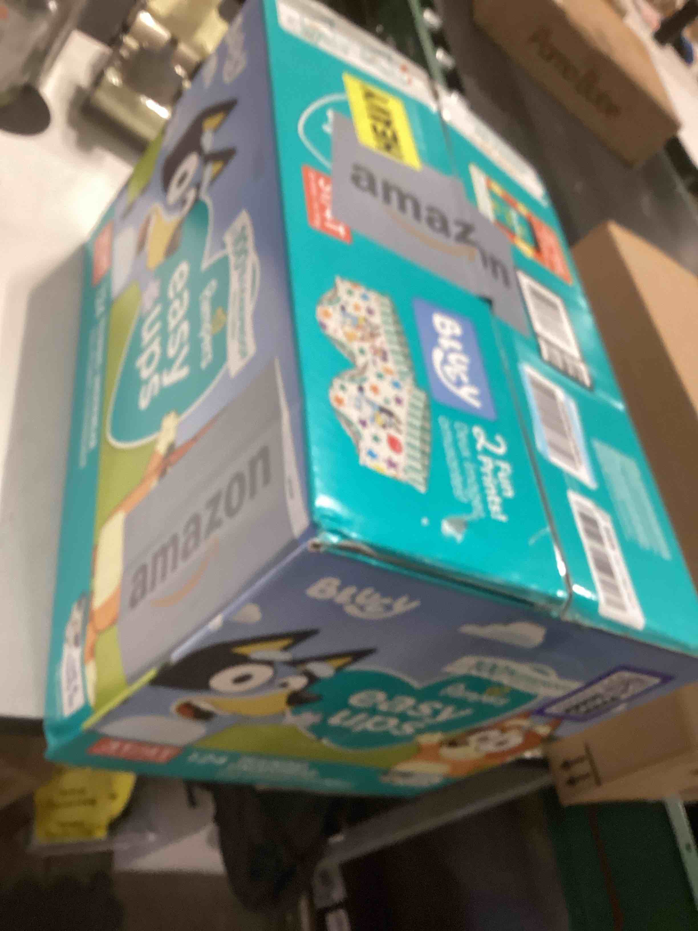 Condition photo showing New/Like New for Pampers Training Pants - Easy Ups Boys & Girls Bluey - Size 3T-4T, 124 Count, Children's Potty Underwear (Packaging May Vary) 3T-4T 124
