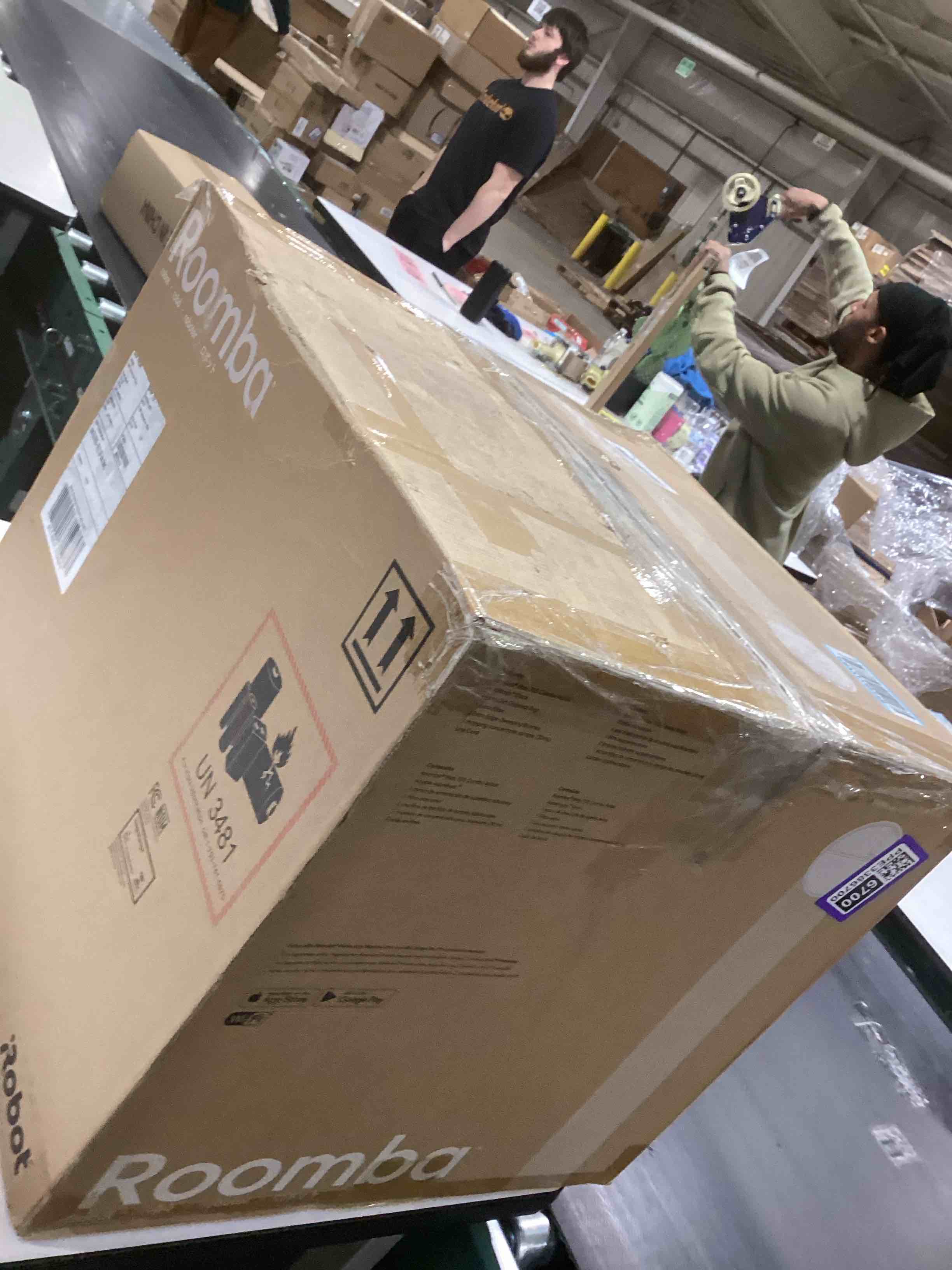 Condition photo showing As Is for iRobot Roomba Max 705 Combo Robot Vacuum & Mop + AutoWash Dock – Extending Self-Cleaning Roller Mop, Retractable Mop Cover, Dual Brushes, Self-Empties, Heat-Washes & Dries, Avoids Obstacles, LiDAR