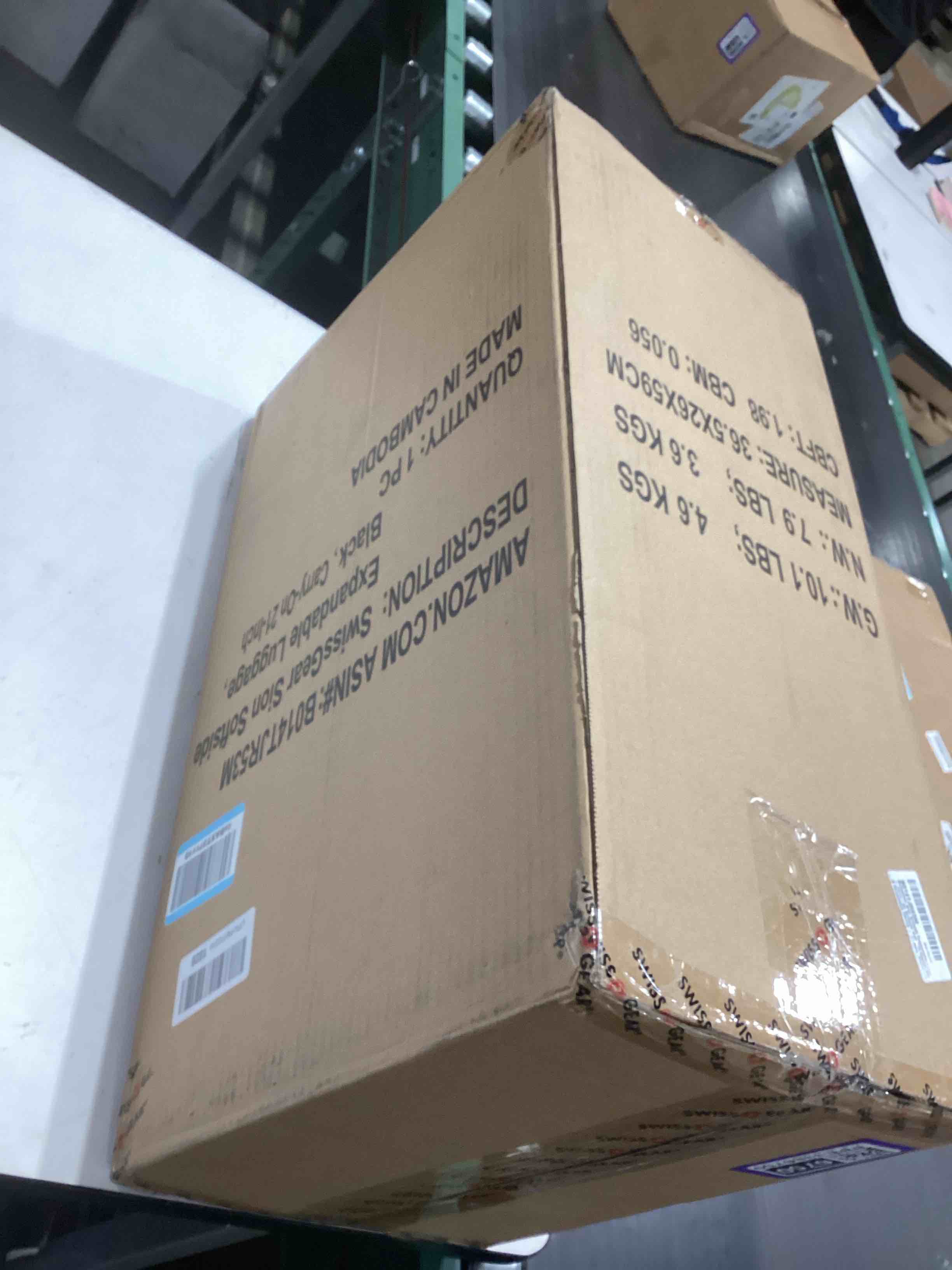 Condition photo showing Good Condition for SwissGear Sion Softside Expandable Luggage – Carry-On Suitcase with 360 Degree Wheels & Retractable Handle – 21 Inch, Perfect for 1-3 Night Trips – Black Carry-On 21-Inch Black