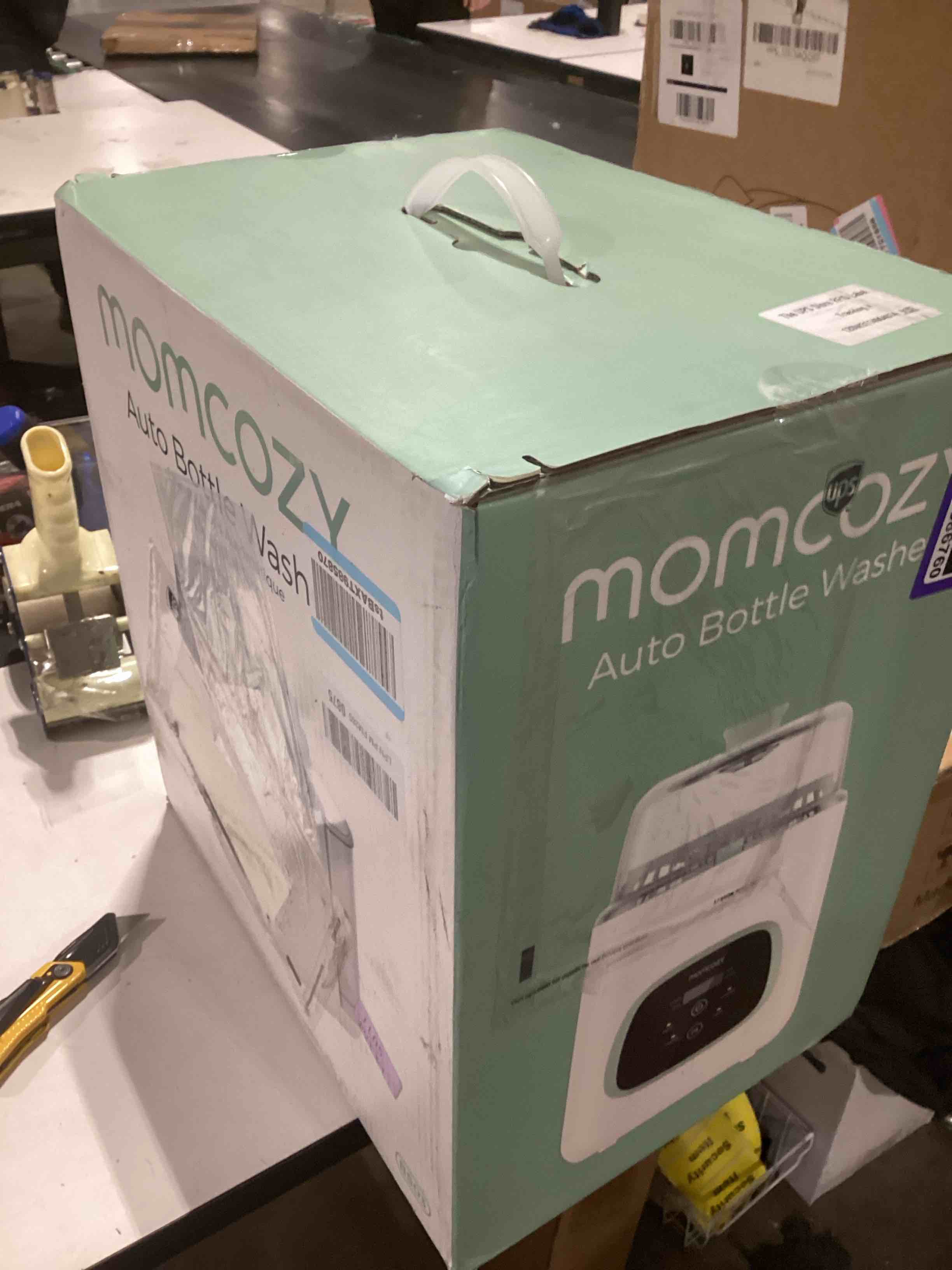 Condition photo showing As Is for Momcozy KleanPal Pro Baby Bottle Washer, Sterilizer & Dryer - All-in-One Cleaning Machine for Bottles, Pump Parts & Baby Essentials - Time-Saving & Effortless Care