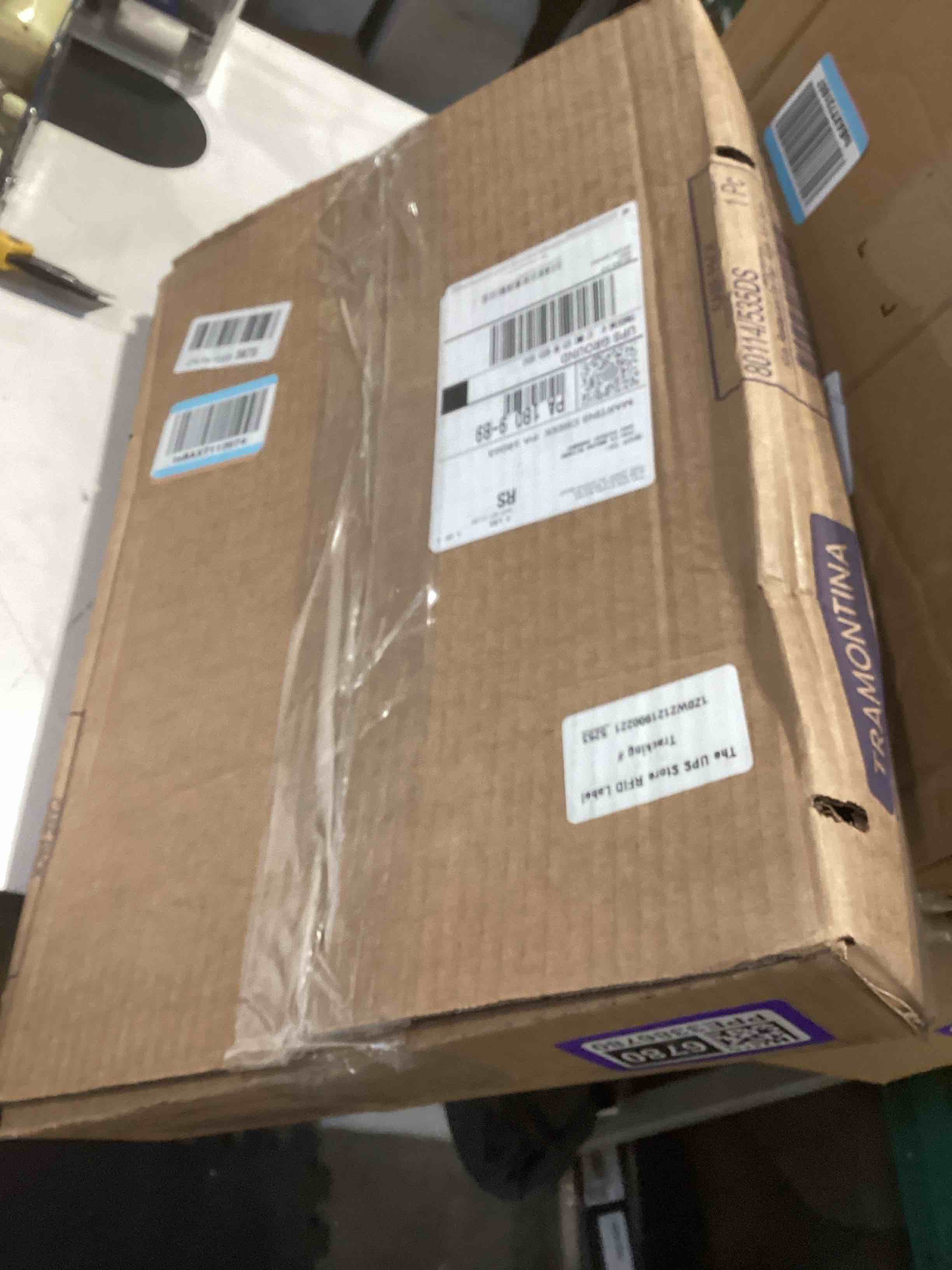 Condition photo showing Good Condition for Tramontina Professional 10-Inch Non Stick Frying Pan, Heavy-Gauge Aluminum Skillet with Reinforced Nonstick Coating, Red Handle, Dishwasher and Oven Safe Nonstick (Red handle) 10 Inch