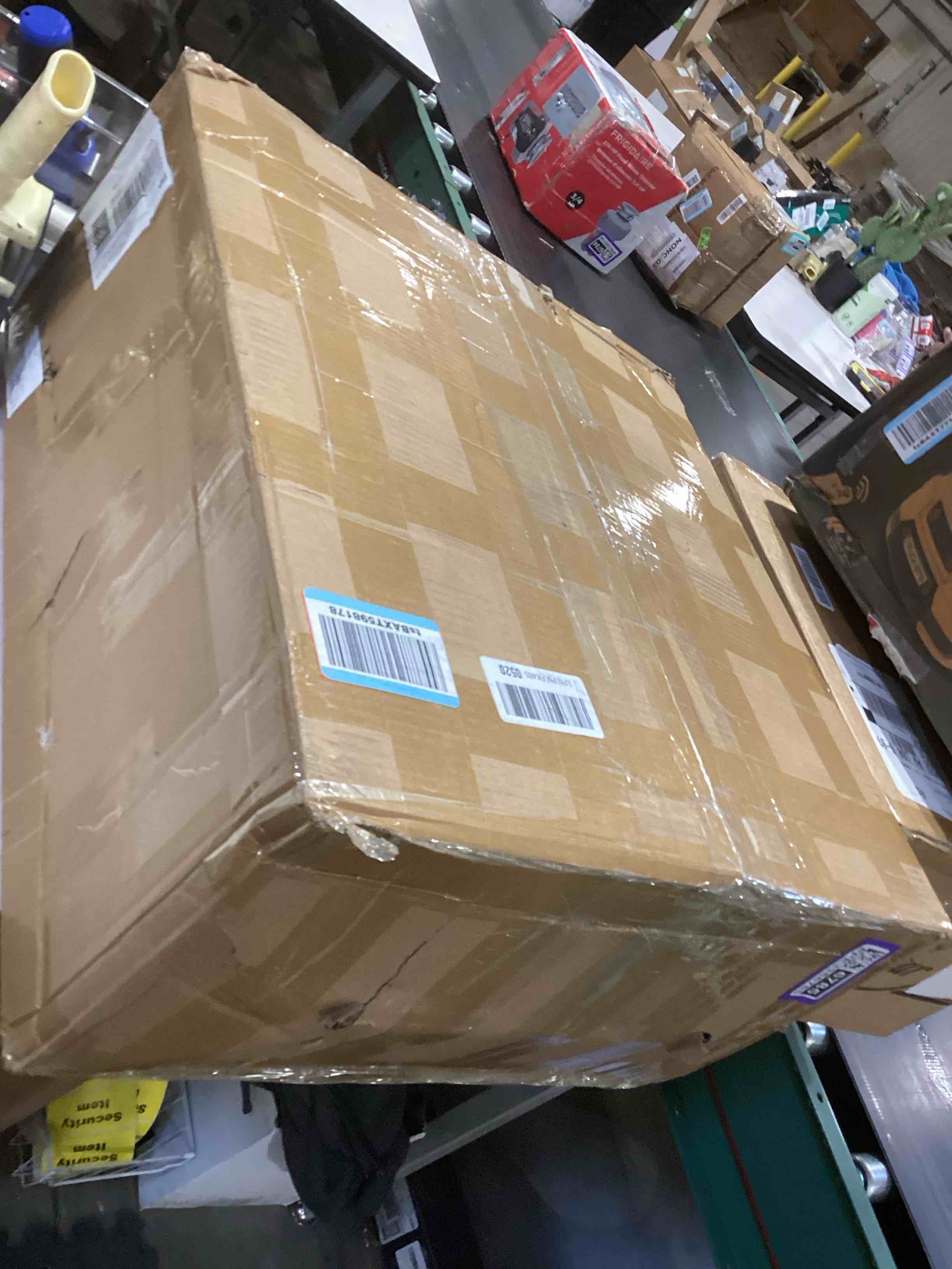 Condition photo showing As Is for Solar Roof Fan for 3.5”Ribbed Conex Shipping Container, Container Roof Vent, Suitable for Container Houses, Containers, Offices and Cabins