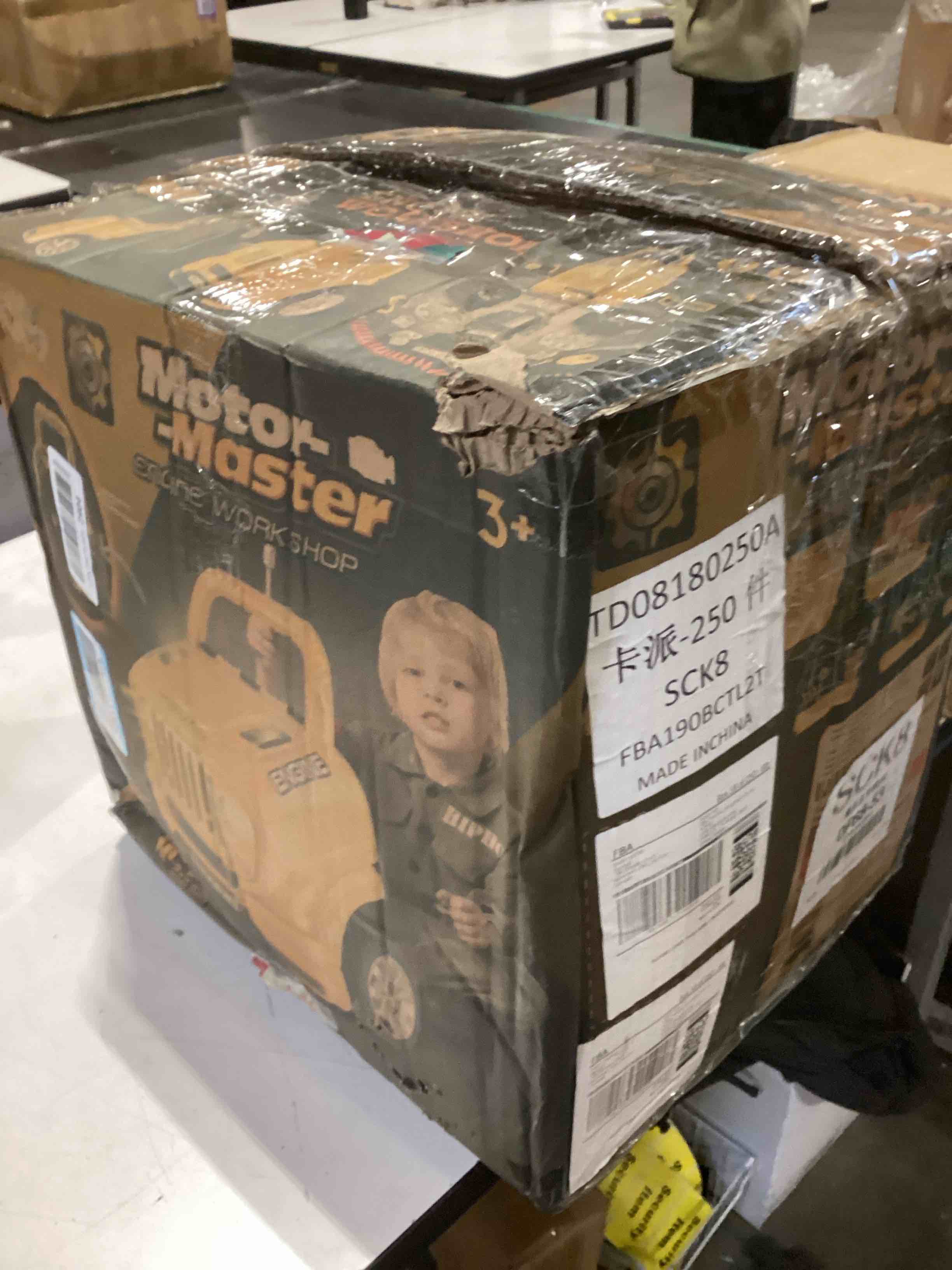 Condition photo showing As Is for SpringFlower Toys Gifts for 3 4 5 6 7 8 Years Old Boys, Large Truck Engine, Mechanic Repair Set for Kids, Big Truck Builder Kit, Take Apart Motor Vehicle Play Car Service Station, for Kids Yellow