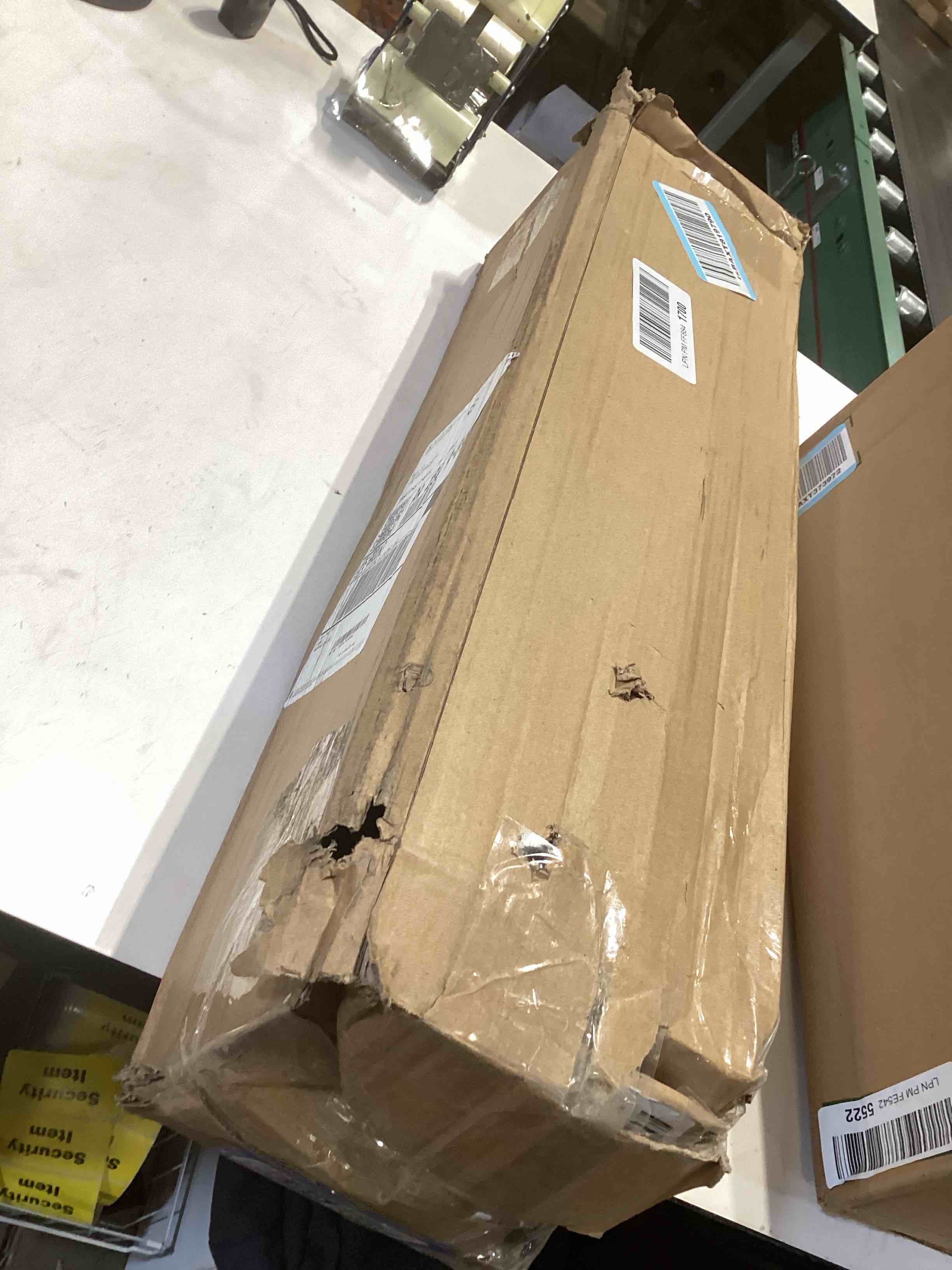 Condition photo showing As Is for Utility Heater with Built-In Thermostat, 600W Electric Pump House Heater 120V, Convection Design with Fan, Freeze Protection for Pump Houses, Utility Room Heater, Storage & Workspaces