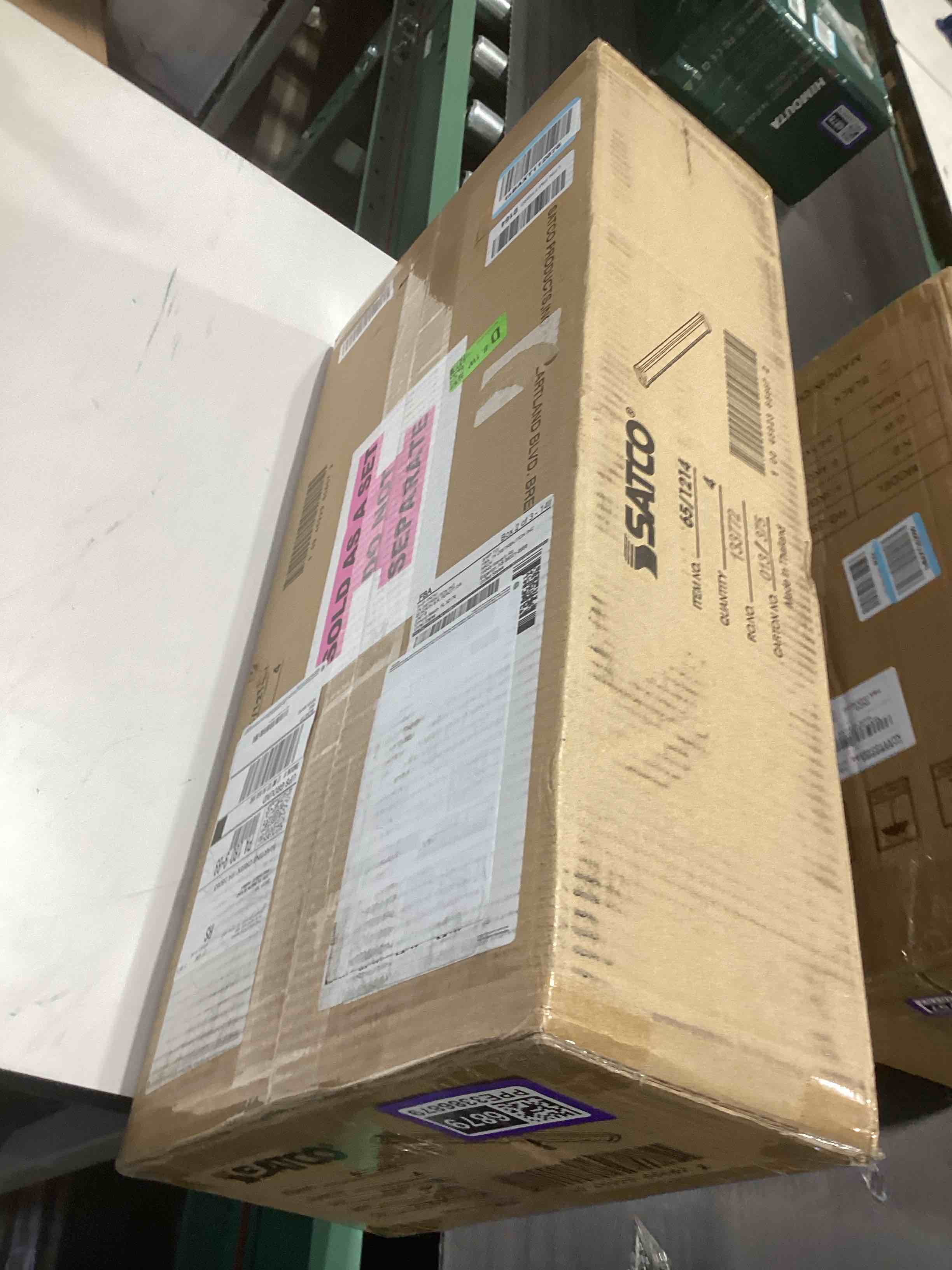 Condition photo showing Good Condition for SIMILAR TO….Satco 65-1210 2FT LED Ceiling Wrap Light, 20W, CCT Selectable 2700K–5000K, 1600 Lumens, 120-277V, White Steel Housing, Polycarbonate Lens, Non-Dimmable, Damp Rated