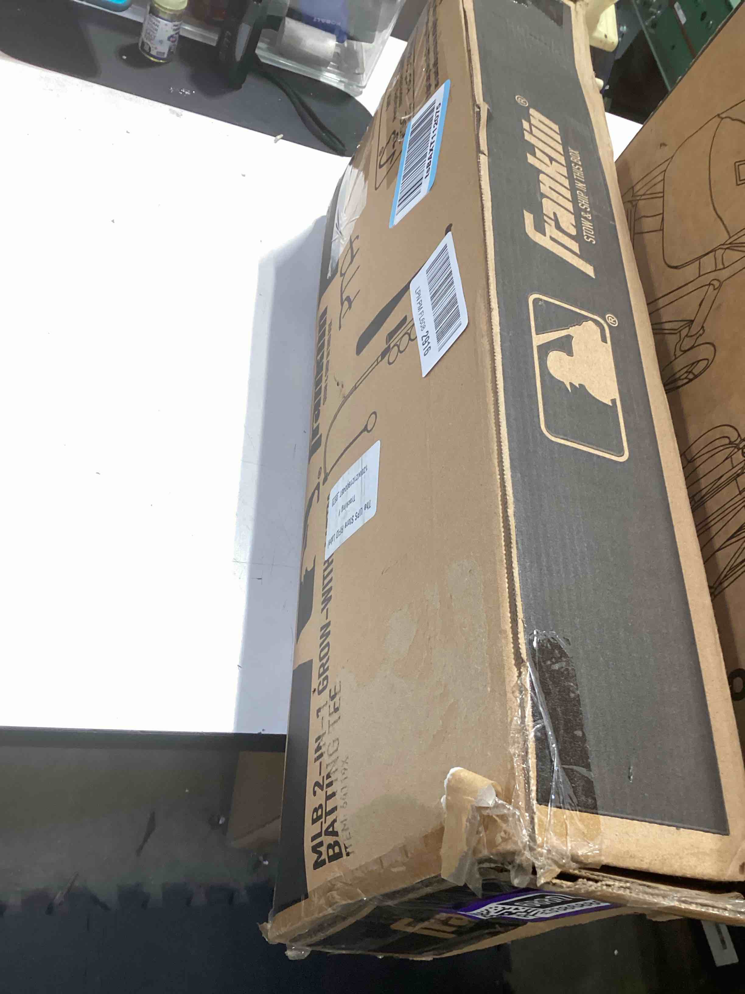 Condition photo showing As Is for Franklin Sports Kids Baseball Tee - MLB 2-in-1 Grow-with-Me Tee Ball