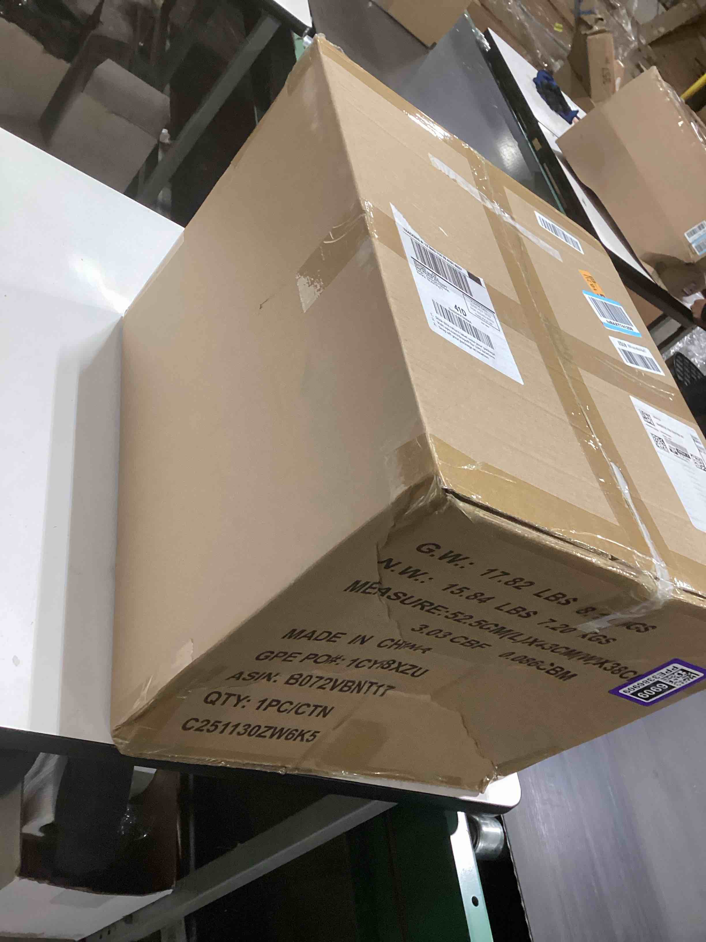 Condition photo showing Good Condition for Amazon Basics Side Press Wringer Combo Commercial Floor Cleaning Rectangular Mop Bucket on Wheels, 35-Quart, Yellow