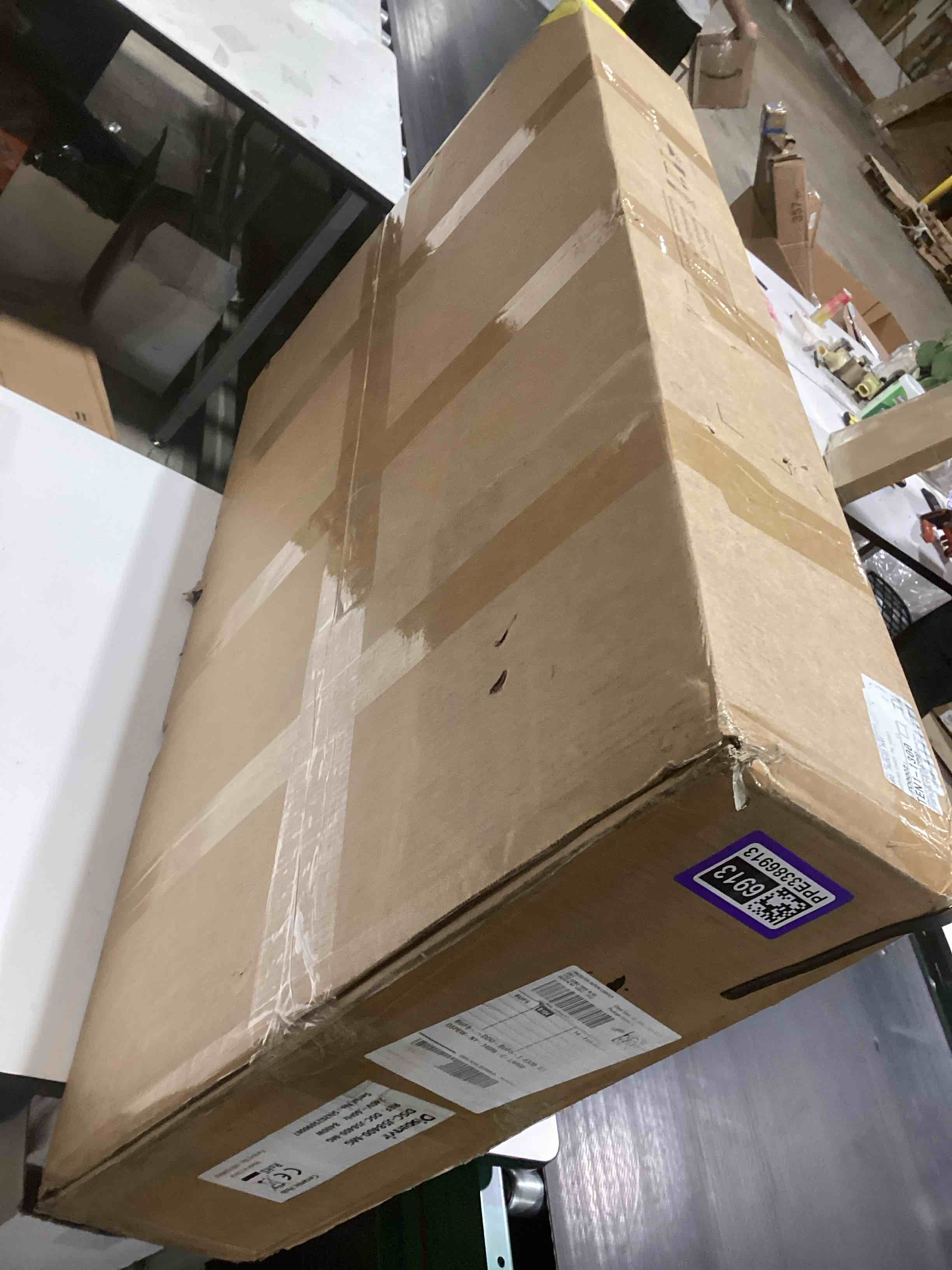 Condition photo showing As Is for Electric Cooktop 36 Inch - 5 Burner Electric Stove Top with 8400W, 36 Inches Built-in(34.25"x19.3") Ceramic Stove with Dual Rings, Overheat Indicator, Knob Control, 220V - 240V Hard Wired 5 Burner 36 Inch