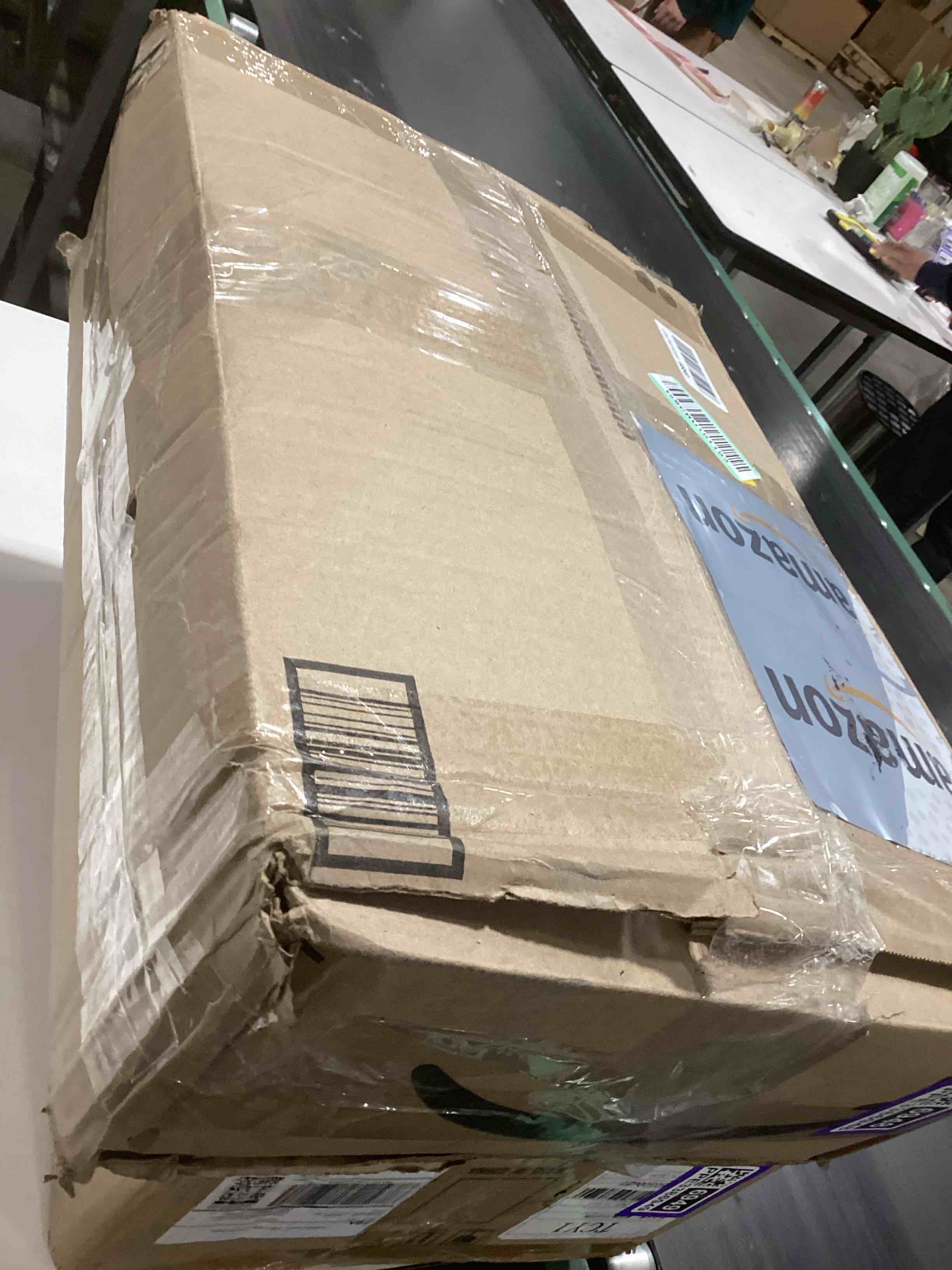 Condition photo showing As Is for EVERGRACEHOME Stonewashed Cotton Quilt Set King Size, Ultra Soft Oversized Bedspread Coverlet Set, Lightweight Crinkle Box Stitch Bedding Sets for All Season, with 2 Shams, Terracotta King/Cal King (108" x 96") Terracotta