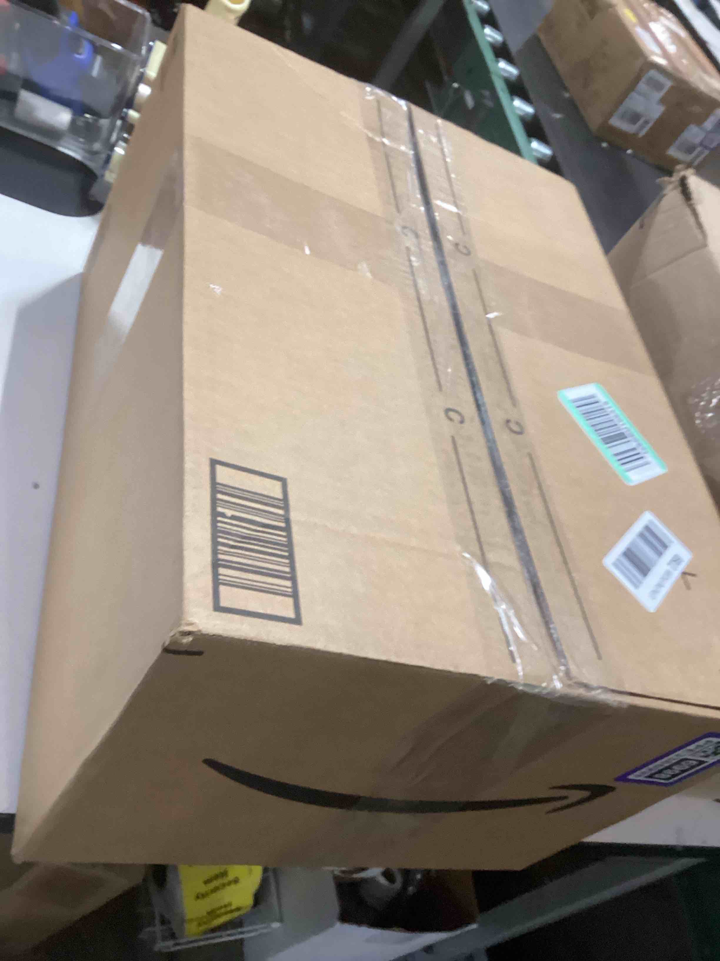 Condition photo showing As Is for 20 Mil Heavy Duty Clear PVC Tarpaulins 8 x 12 FT, Waterproof Wind-Proof Transparent Vinyl Tarp for Patio Pergola Garden Canopy Rainproof Anti-Tear PVC Thick Cover with Grommets (8 x 12 FT) 8x12FT-20MIL