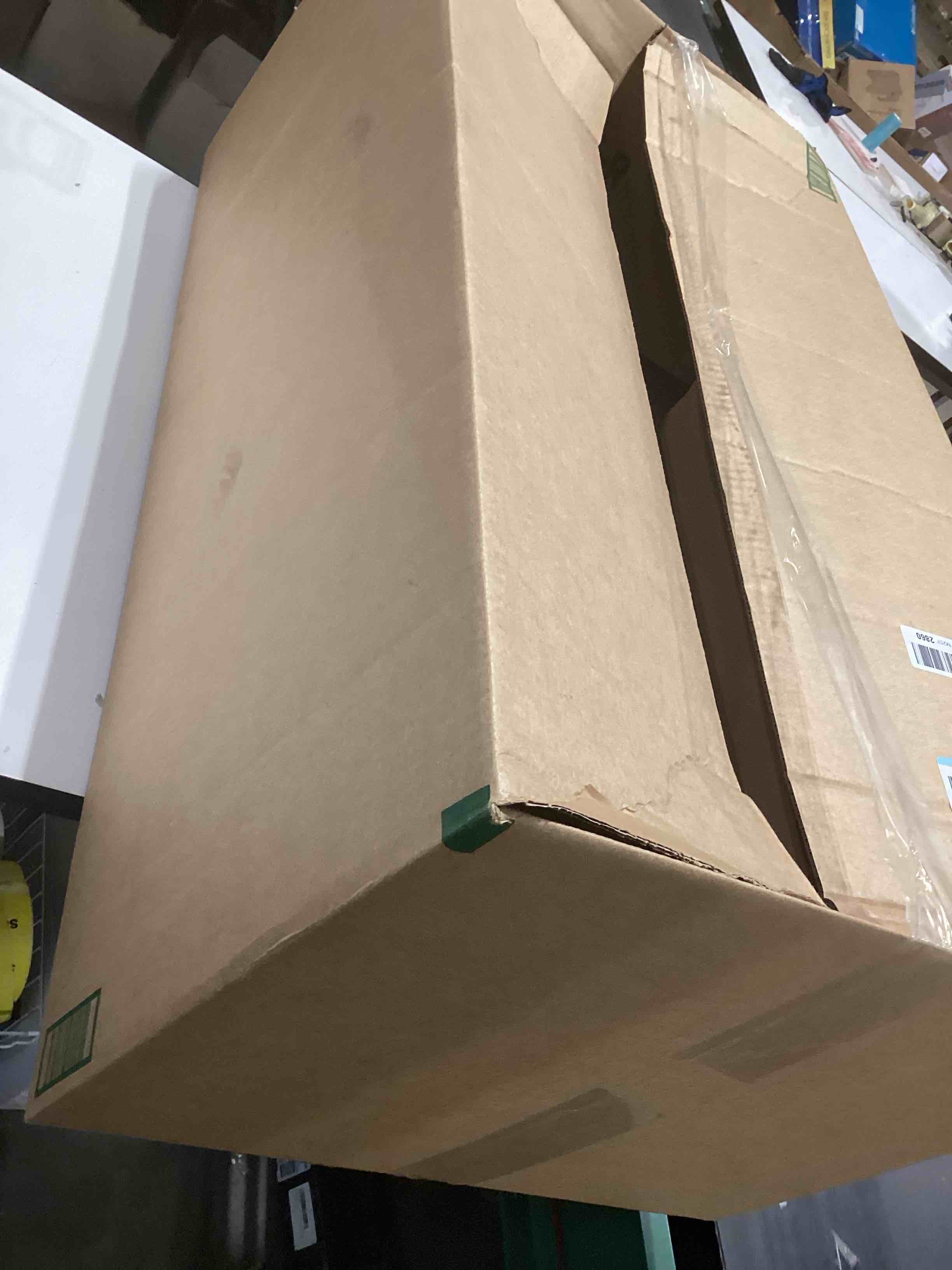 Condition photo showing Good Condition for Yuntau 5 Pcs Screw on Door Weather Stripping 42" 36" Weather Stripping Door Seal with Aluminum Carrier and Foam Gasket Exterior Weatherstripping V Shaped Soundproof Seal for Sides and Top (Brown) 5 Brown