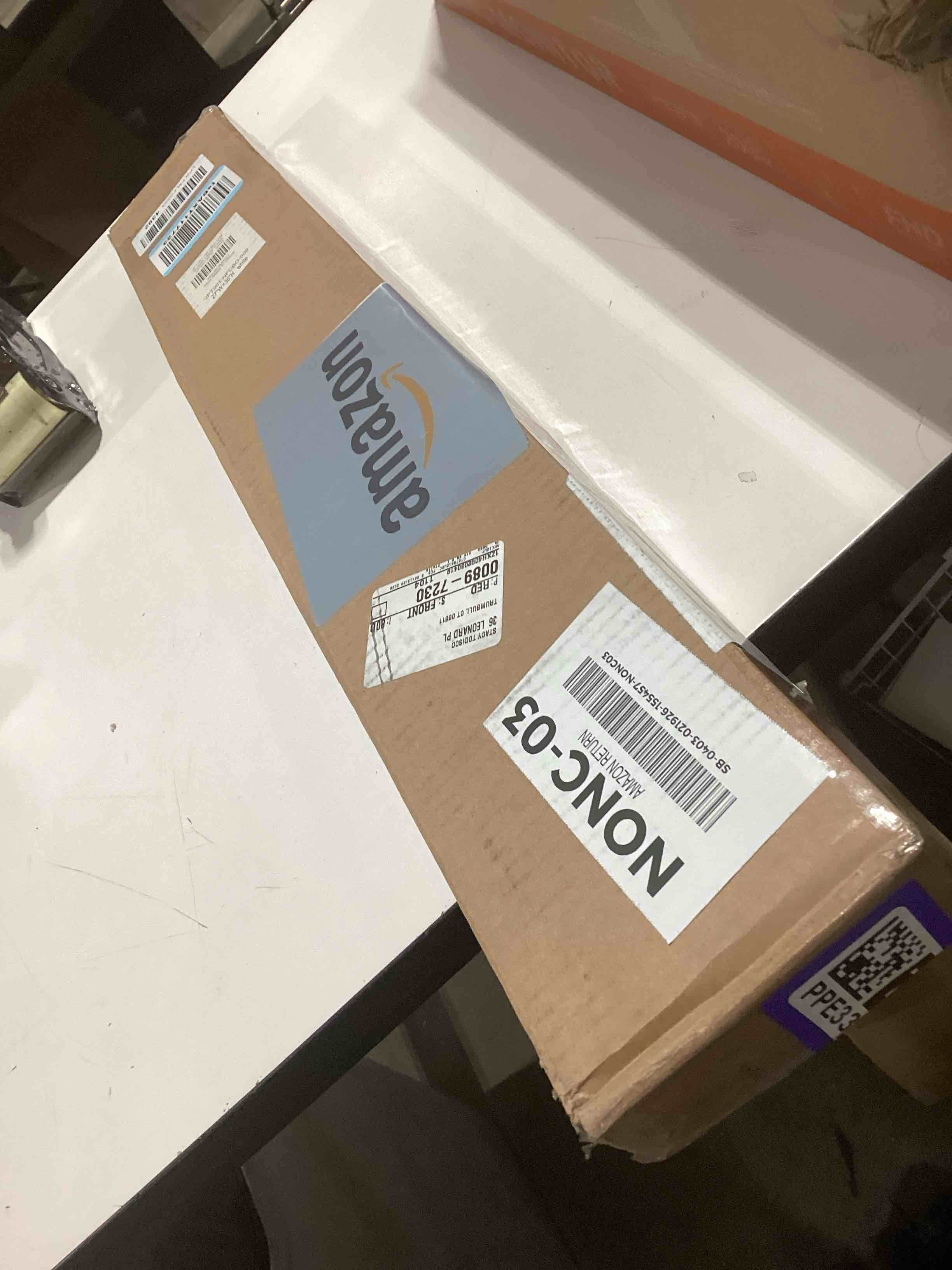 Condition photo showing Good Condition for LazBlinds No Tools No Drill Cordless Cellular Shades, Blackout Light Blocking Honeycomb Shades for Home, Thermal Insulation Blinds for Windows, 27" W x 36" H, White Blackout-white 27" W x 36" H