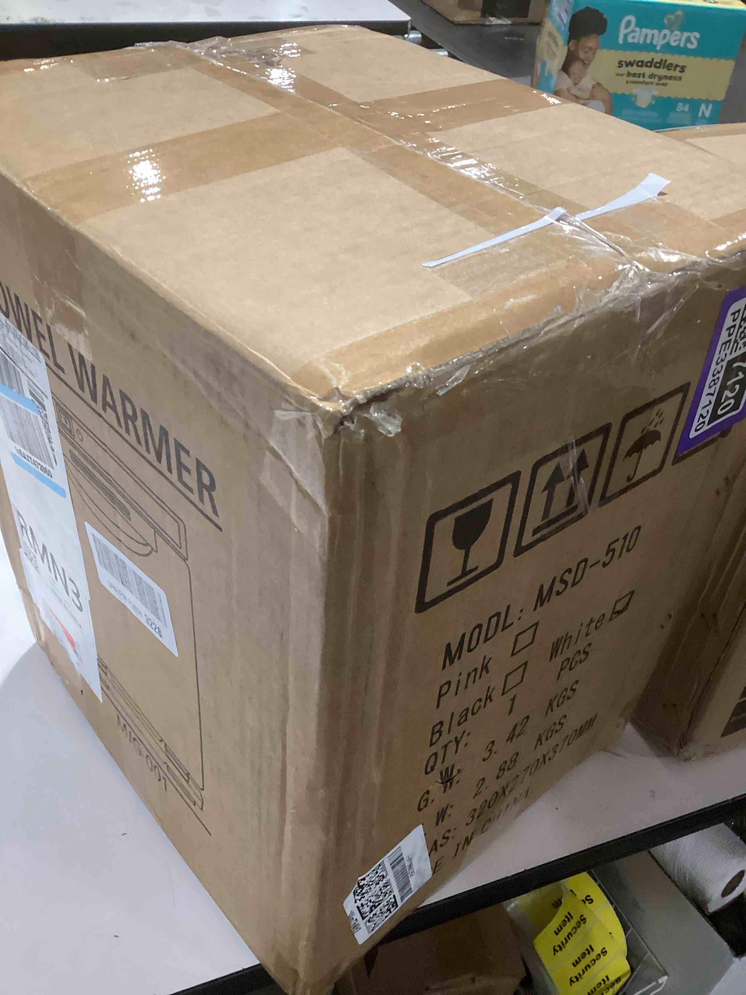 Condition photo showing As Is for Towel Warmer 5L-White, 2-in-1 Professional Mini Small Hot Towel Warmer for Spa, Facial Towel Cabinet for Solo Estheticians, Small Salons & Home Spa (Fits 10-15 Towels) 5L White