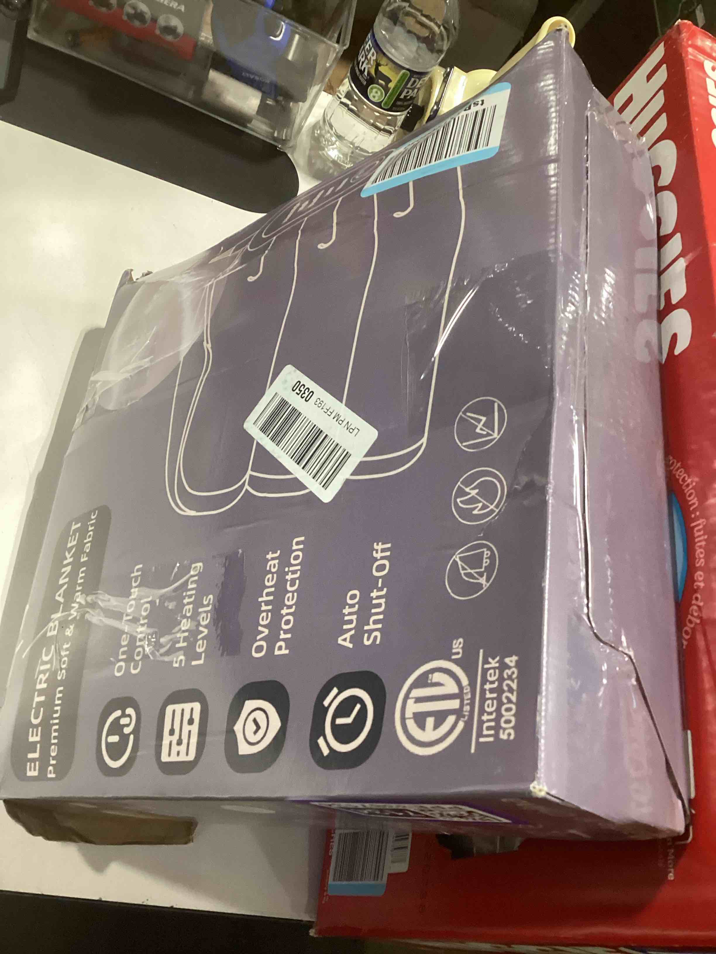 Condition photo showing Good Condition for Heated Blanket Electric Throw Blanket with 5 Heat Settings, 10H Auto-Off, 50"x60" Soft Wave Fleece for Couch, Bed & Office, ETL Certified