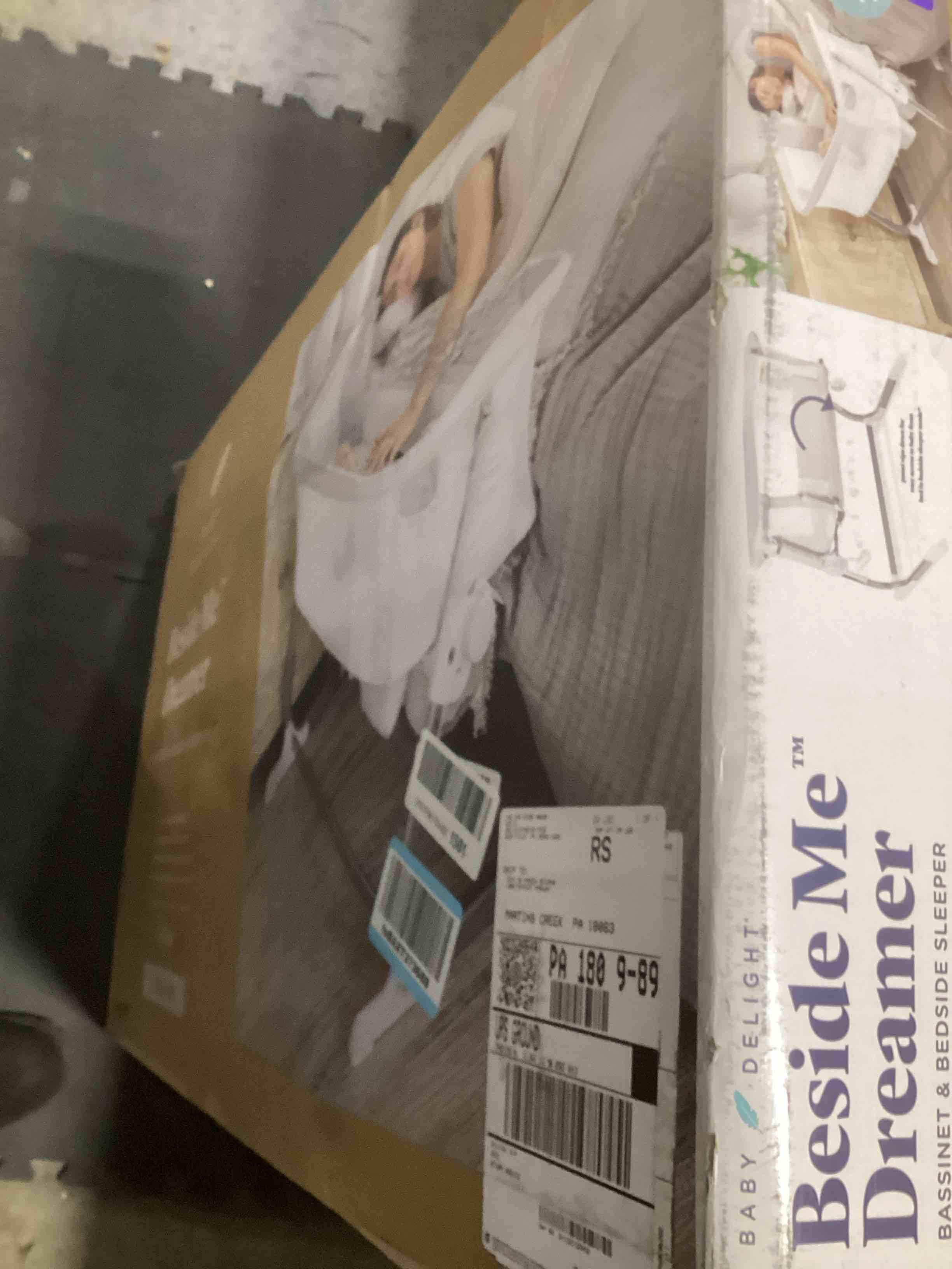 Condition photo showing Good Condition for Baby Delight Beside Me Dreamer Bassinet | Bedside Sleeper | 6-Position Height Adjustment | Driftwood Grey