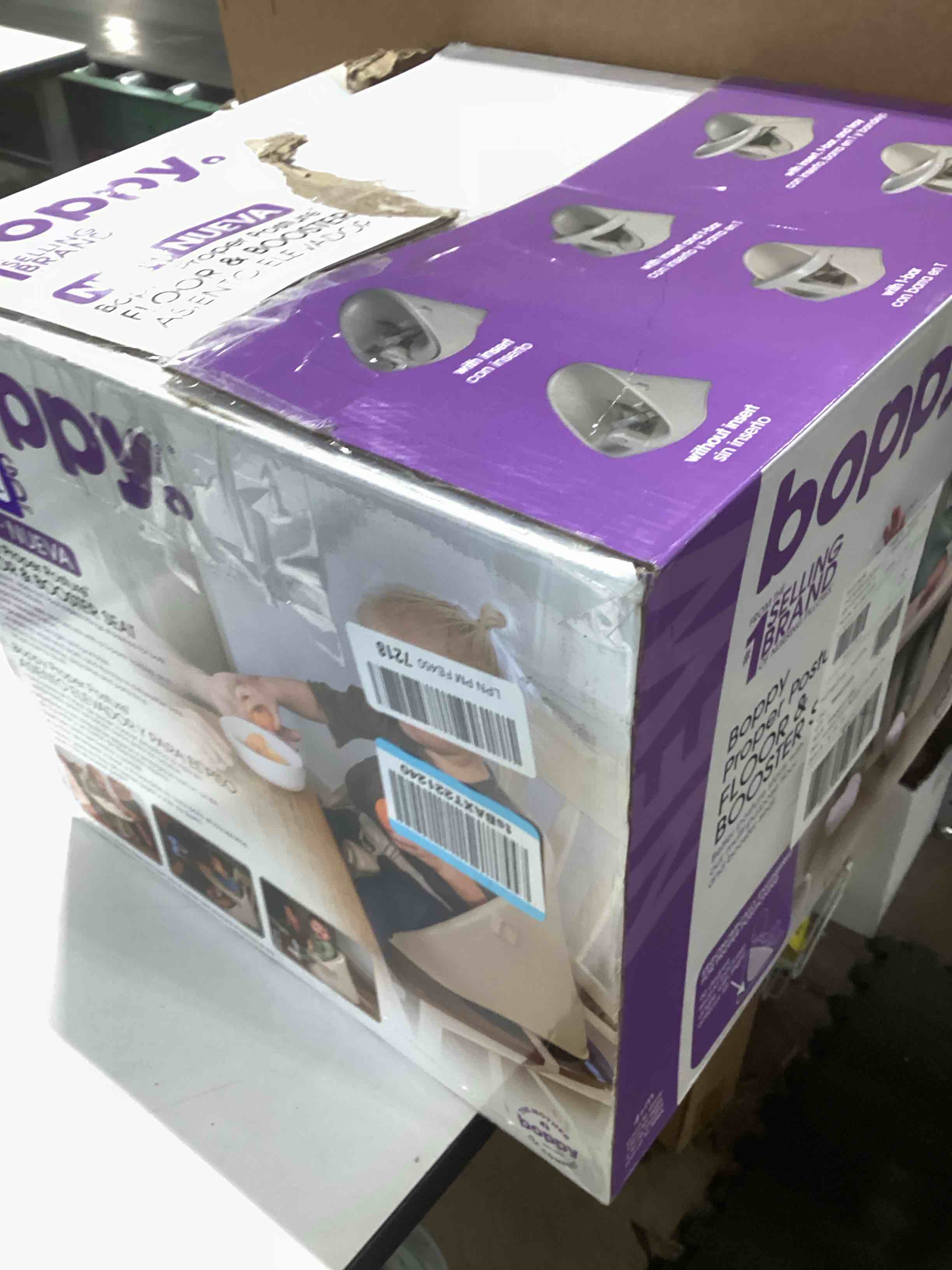 Condition photo showing Good Condition for Boppy Proper Posture Floor & Booster Seat - Ergonomic Infant Seat and Toddler Seat with Removable Washable Tray and Back Support for 4-36 Months - Oatmeal