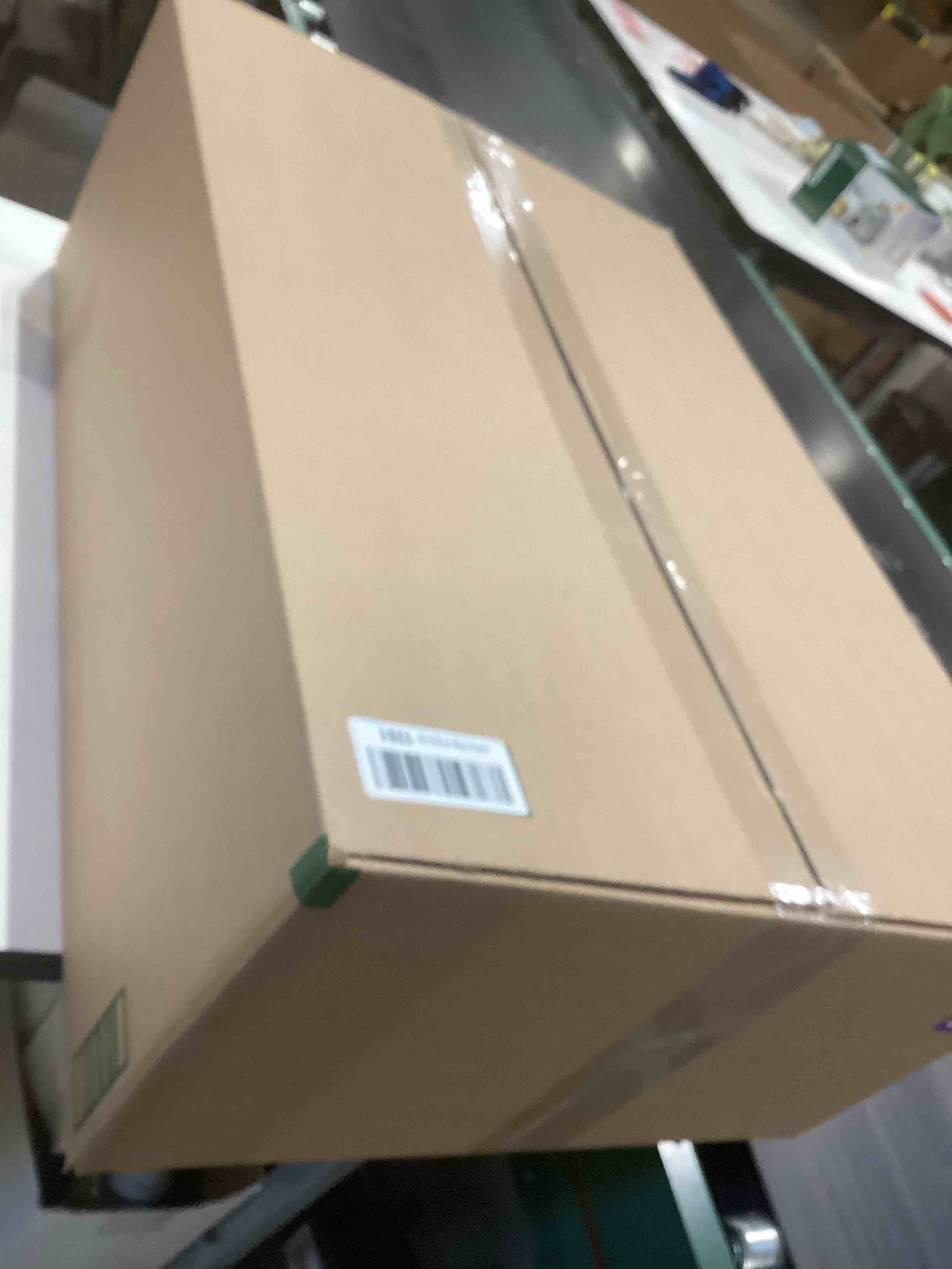 Condition photo showing As Is for Foldable Baby Playpen with Mat - 74"X50" Large Play Yard for Babies and Toddlers - Indoor & Outdoor Portable Playpen with Storage Bag & 30 Ocean Ball - Baby Fence with Visible Mesh & Zipper Door,Grey