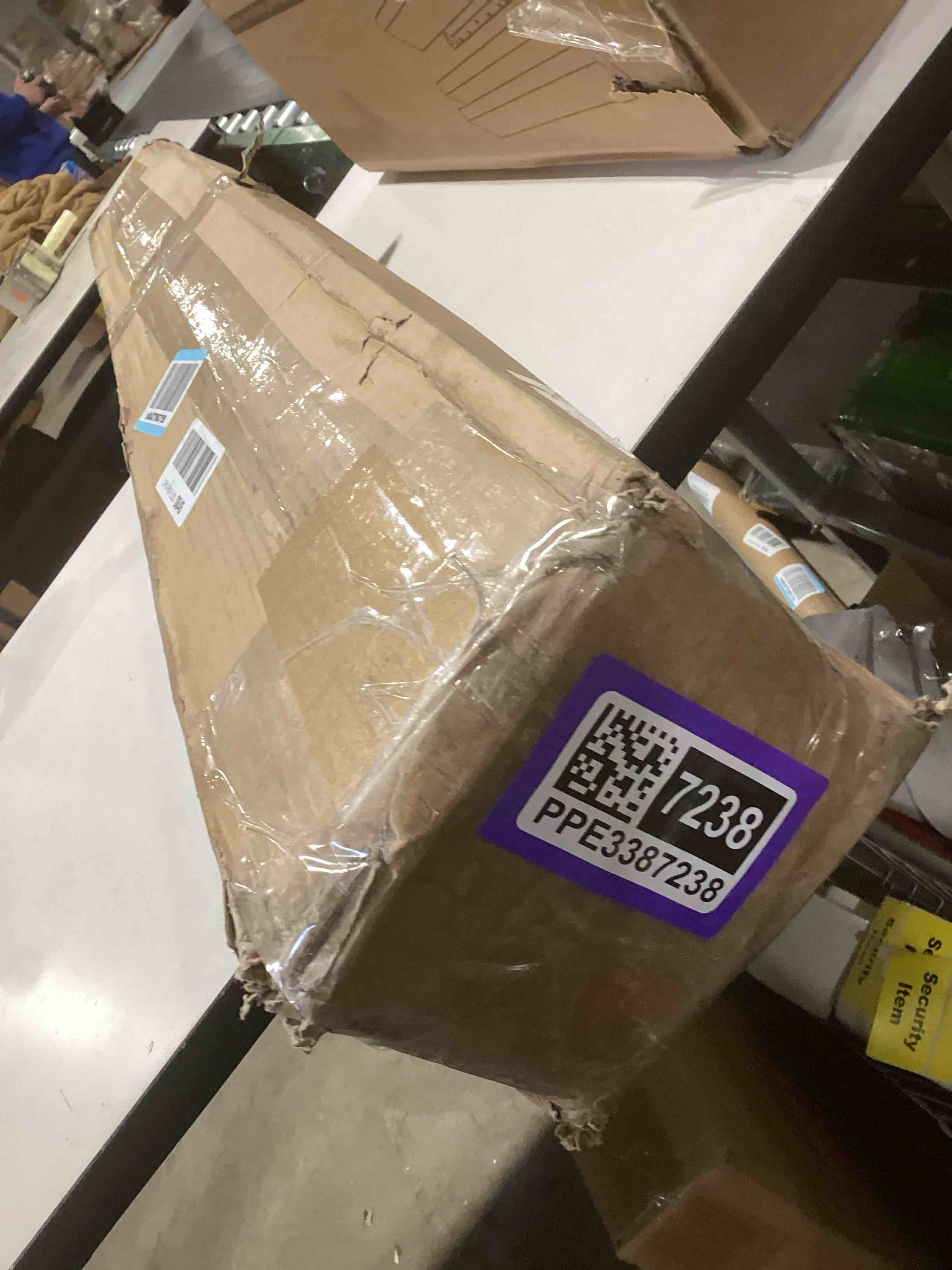 Condition photo showing Good Condition for 4' x 8' High Traffic Guard Doormat, Commercial Grade Door Floor Mat Striped Brush Step Entrance Mat with Rubber Backing, Low Profile Commercial Rugs for Entryway, Easy to Clean(Jet Black) Jet Black 4' x 8' (Rectangular)