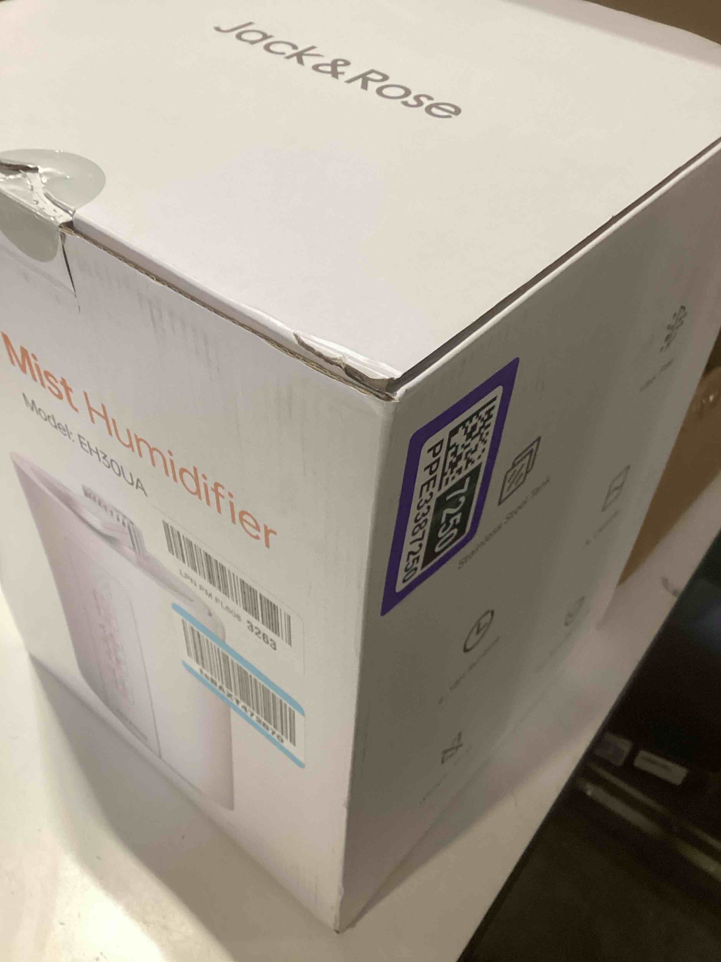 Condition photo showing As Is for 3L Stainless Steel Humidifier for Bedroom, Warm Mist Humidifiers Easy Clean, Steam Humidifier for Living Room, Whisper-Quiet and Filterless, with Sleep Mode and Timer, Auto-off Setting