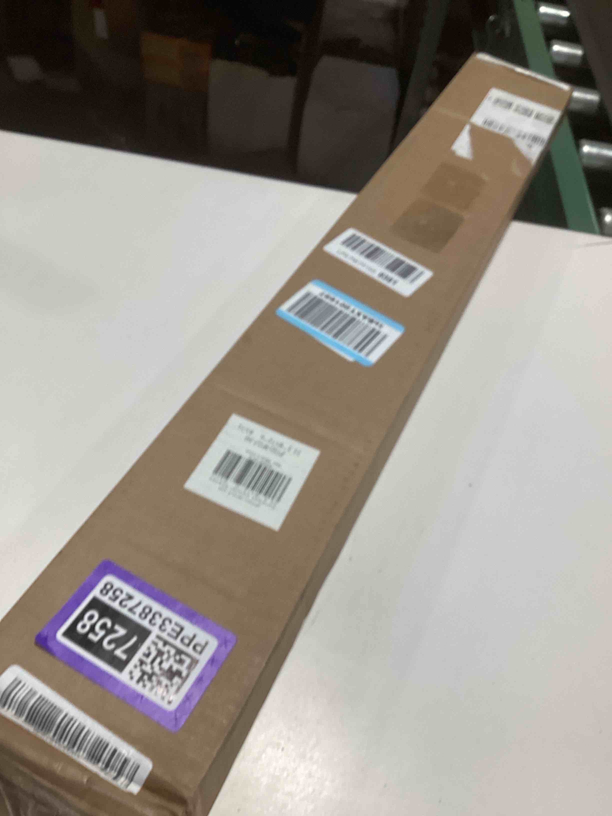 Condition photo showing As Is for LazBlinds No Tools No Drill Cordless Cellular Shades, Blackout Light Blocking Honeycomb Shades for Home, Thermal Insulation Blinds for Windows, 26.5" W x 72" H, White Blackout-white 26.5" W x 72" H