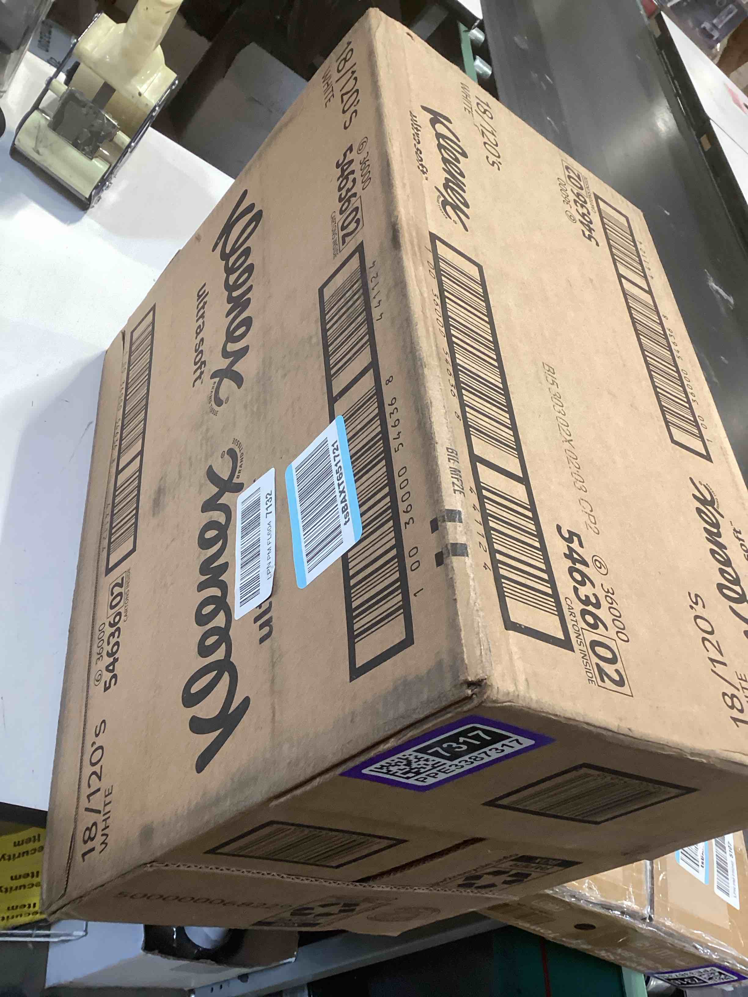 Condition photo showing New/Like New for Kleenex Ultra Soft Facial Tissues, 18 Flat Boxes, 120 Tissues per Box, 3-Ply (2,160 Total), Packaging May Vary White 120 Tissues (Pack of 18)