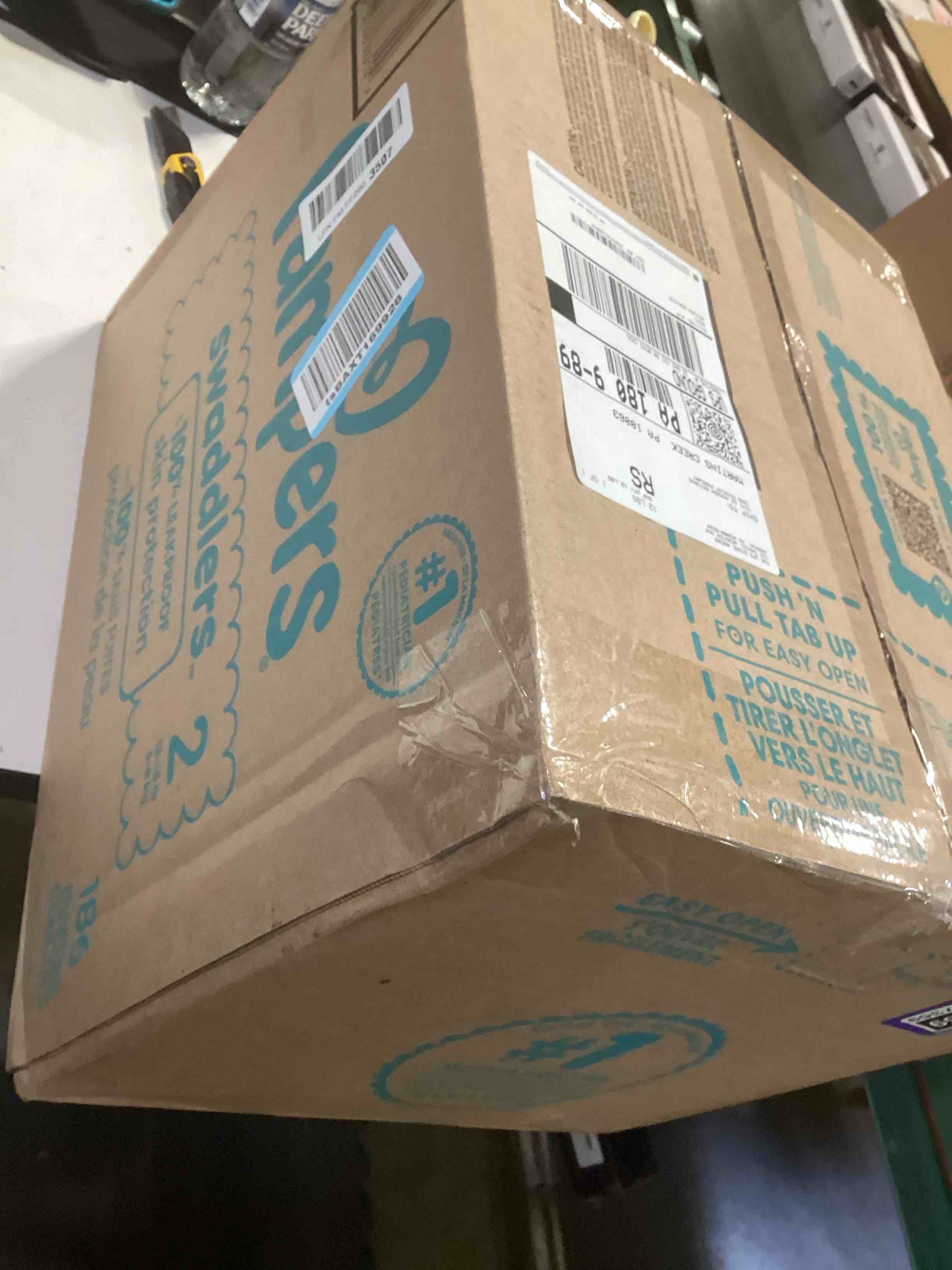 Condition photo showing New/Like New for Pampers Baby Diapers - Swaddlers - Size 2, 186 Count, Ultra Absorbent Disposable Infant Diaper