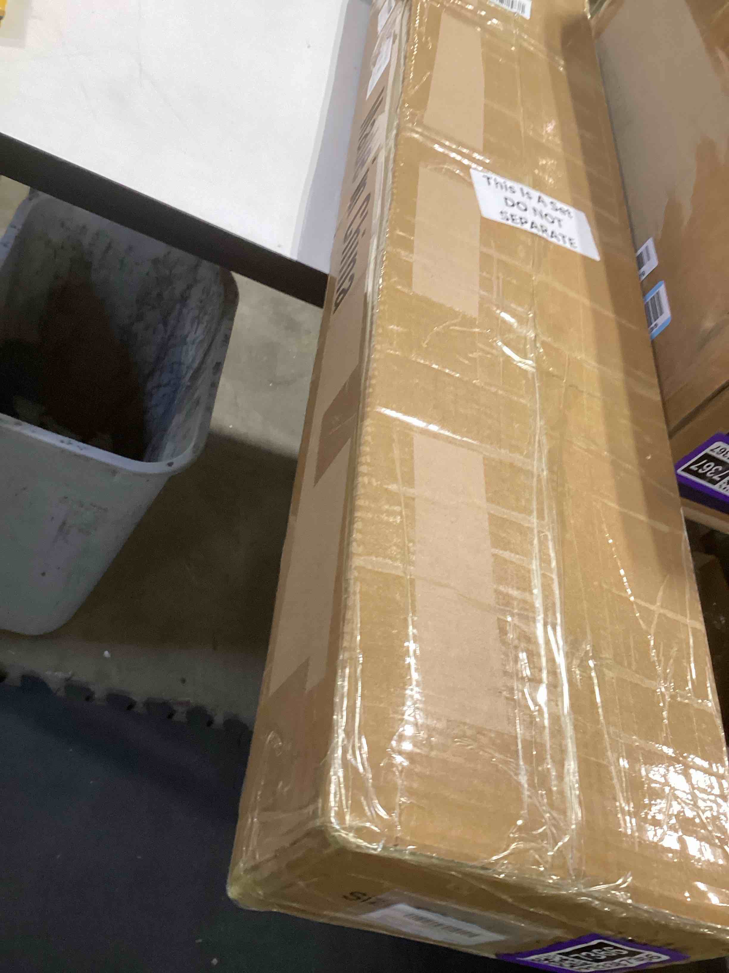 Condition photo showing Good Condition for 2 Pcs Unfinished Kitchen Island Legs Farmhouse Solid Wood Table Legs Rubberwood Replacement Raised Panel Cabinet Column (35.4" H X 3.7" W X 3.7" D, Classic Style) 35.4" H X 3.7" W X 3.7" D Classic Style 2