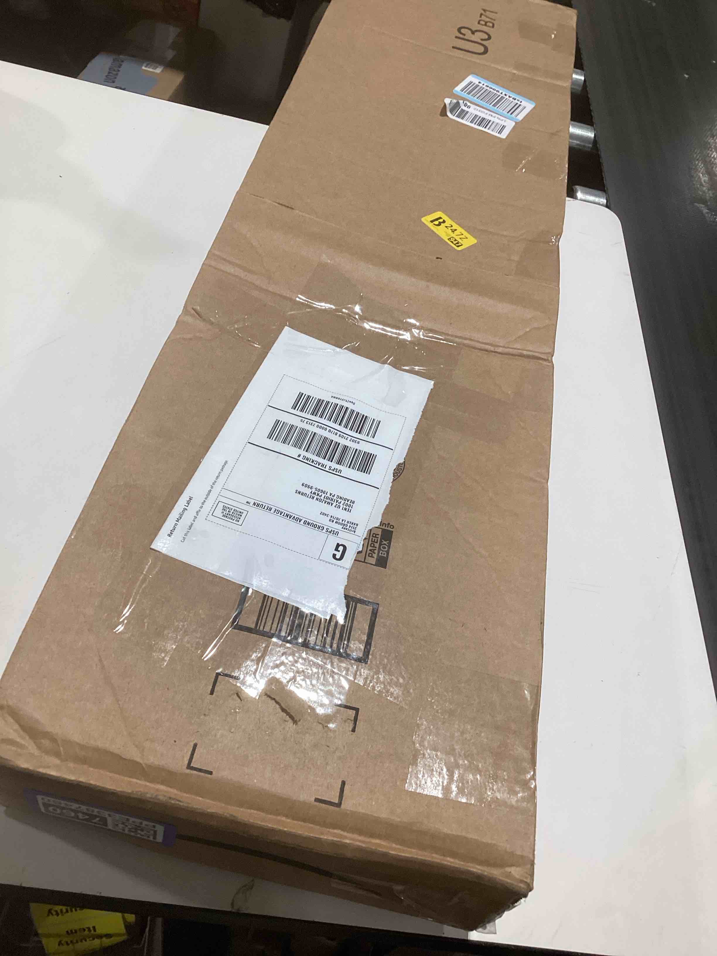 Condition photo showing Good Condition for Allesin Zen No Drill Blinds for Windows Blackout Cordless Cellular Shades Honeycomb Blinds Pull Down, Free Stop Easy Install for Home and Office, Blackout, White, 24" W x 36" H