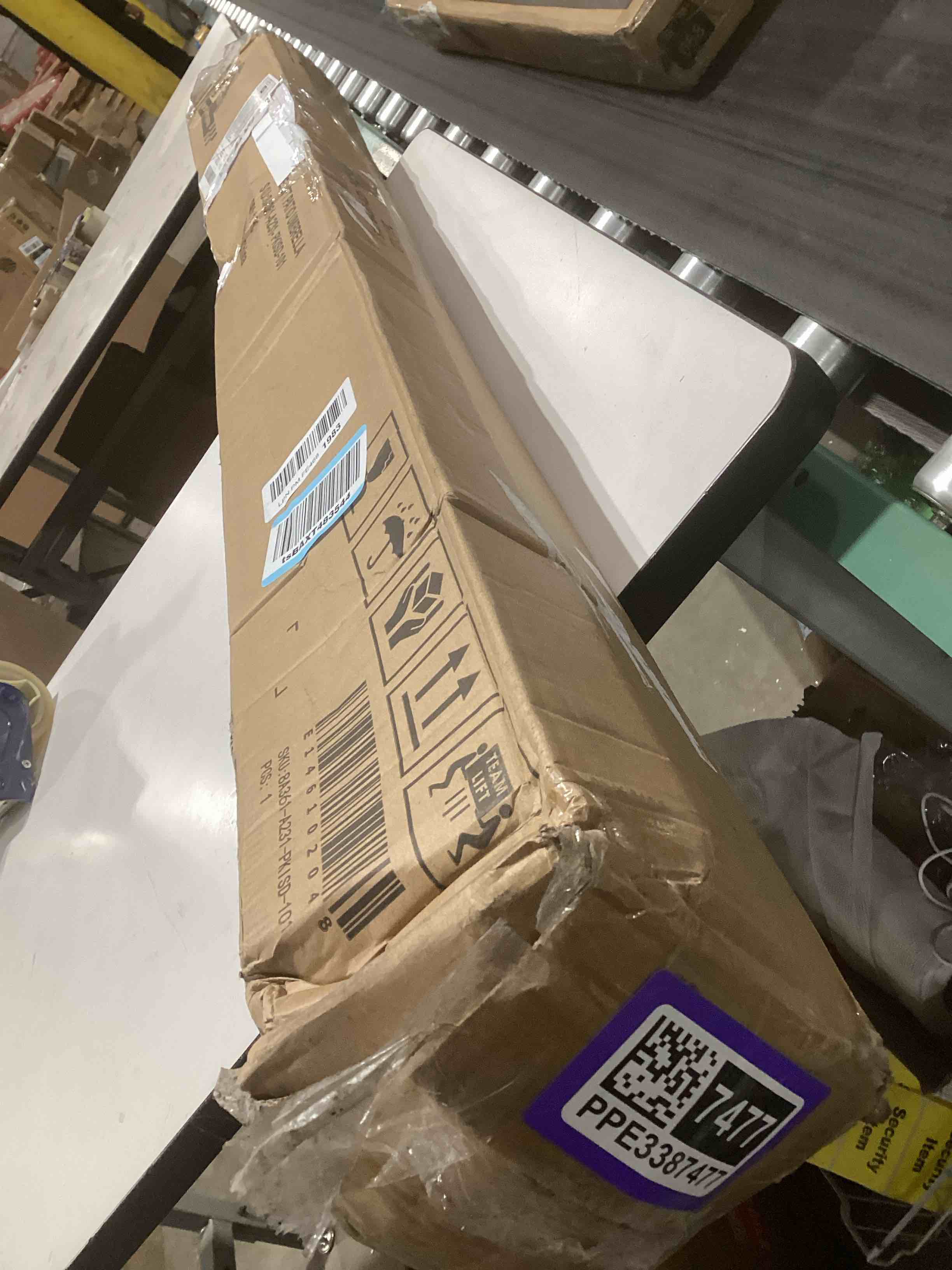 Condition photo showing As Is for SIMILAR TO…BPS 9FT Outdoor Patio Umbrella, Outdoor Market Table Umbrella with 8 Sturdy Ribs, Push Button Tilt and Crank for Garden, Deck, Backyard, Poolside