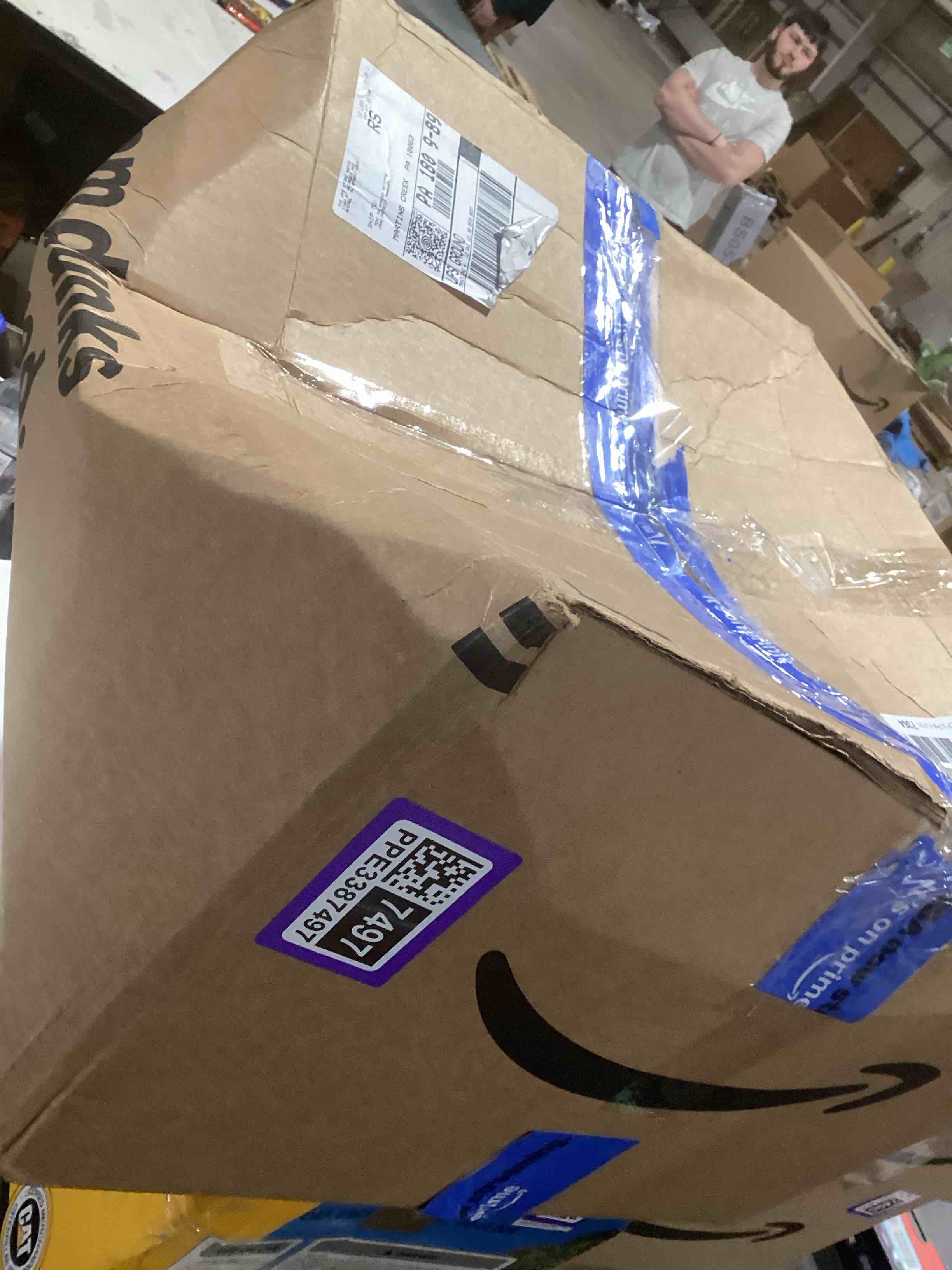 Condition photo showing Good Condition for 100 Pcs Easter Baskets Bulk Colorful Plastic Eggs Basket with Handles Empty Spring Festival Easter Buckets in 10 Color for Kids Party Favor Egg Supplies Decorations