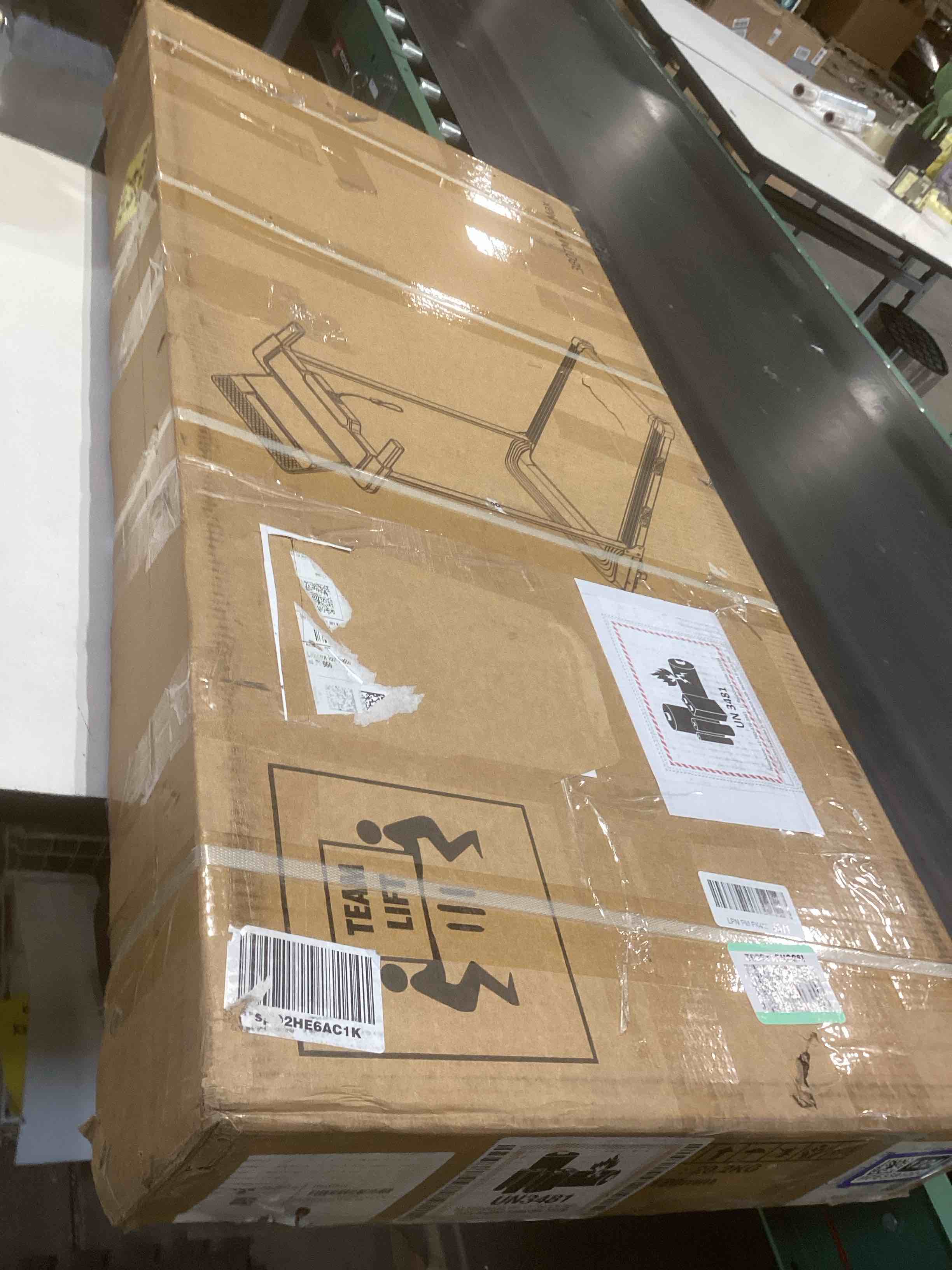 Condition photo showing Good Condition for Walking Pad Treadmill with Handle Bar, Compact Portable Treadmills for Home Small, Electric Walking Pads with Handles, 3.5HP Quiet and LED Display, 400 LBS Capacity Black-1