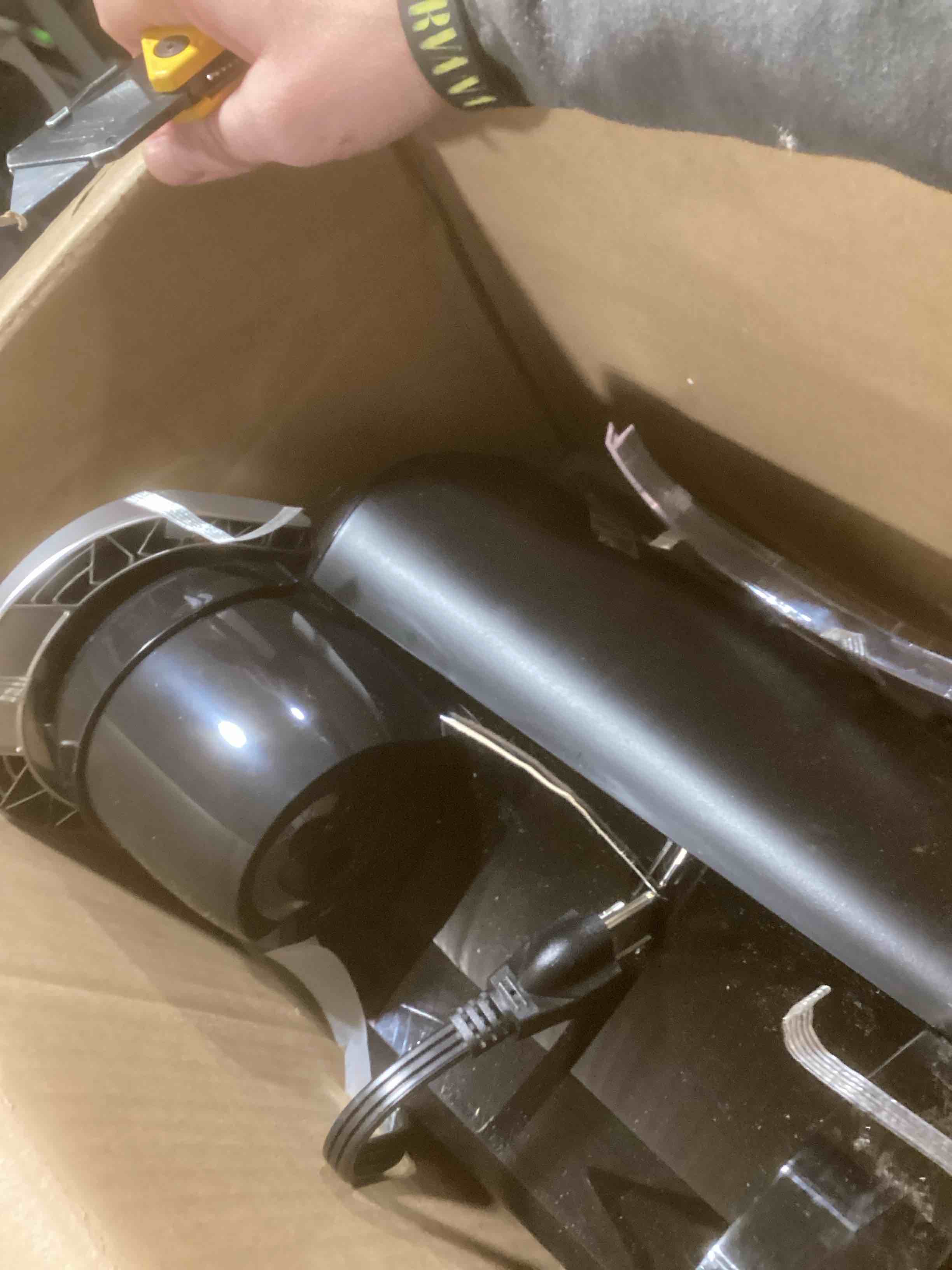 Condition photo showing As Is for Keurig K-Compact Single-Serve K-Cup Pod Coffee Maker, with 3 Brew Sizes, Smart Start Feature, 36oz Removable Reservoir, Black