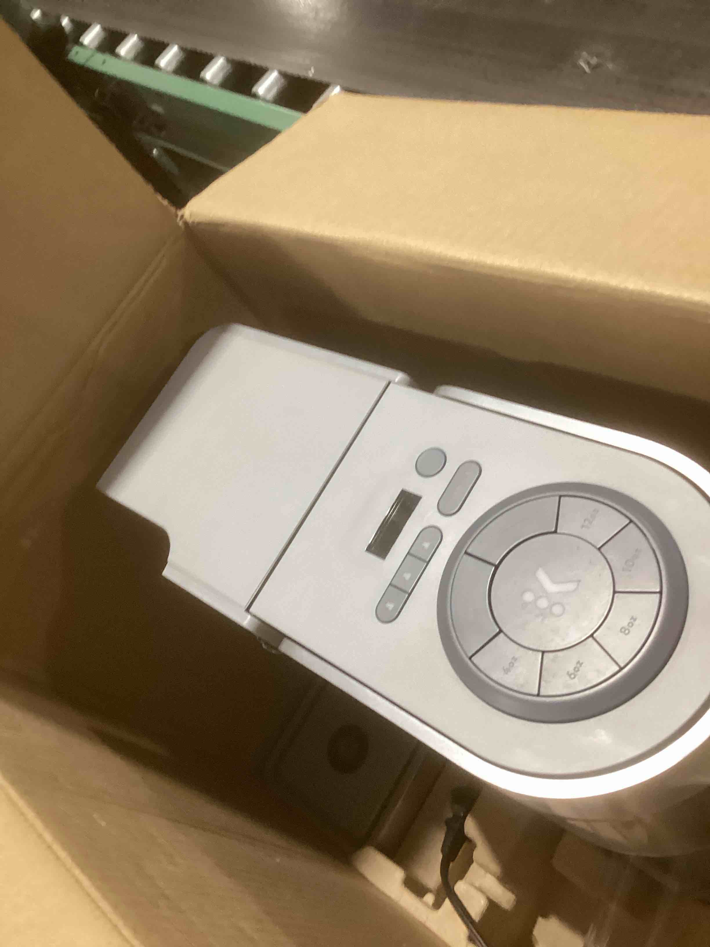 Condition photo showing As Is for Keurig K-Supreme Single Serve K-Cup Pod Coffee Maker, MultiStream Technology, 4 Brew Sizes, 66oz Dual-Position Removable Reservoir, Gray Gray Coffee Maker