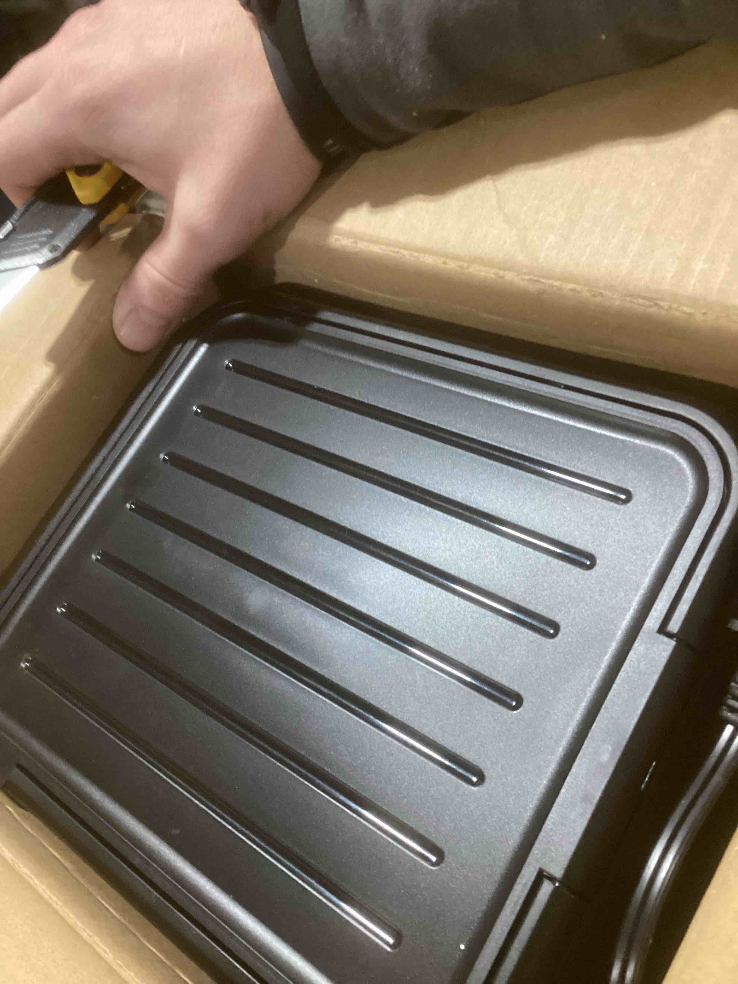 Condition photo showing As Is for Mr. Coffee 14 Cup Programmable Coffee Maker Stainless Steel