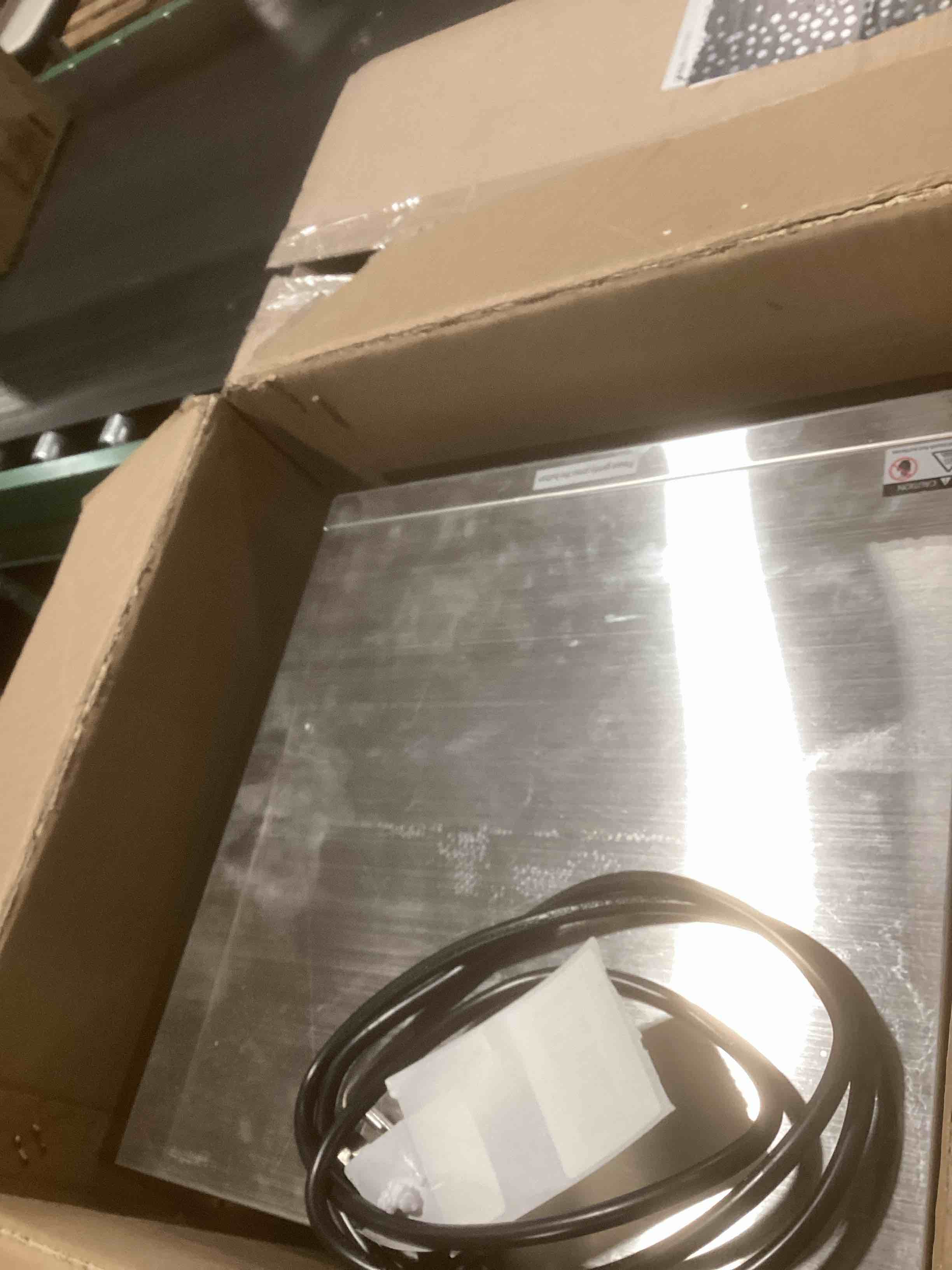 Condition photo showing As Is for HOPERAN Food Dehydrator Machine with 8 Stainless Steel Trays – Digital Timer & Adjustable Temp Control for Jerky, Herbs, Fruits | Overheat Protection, BPA-Free, Includes Recipe Book 8 Trays Silver