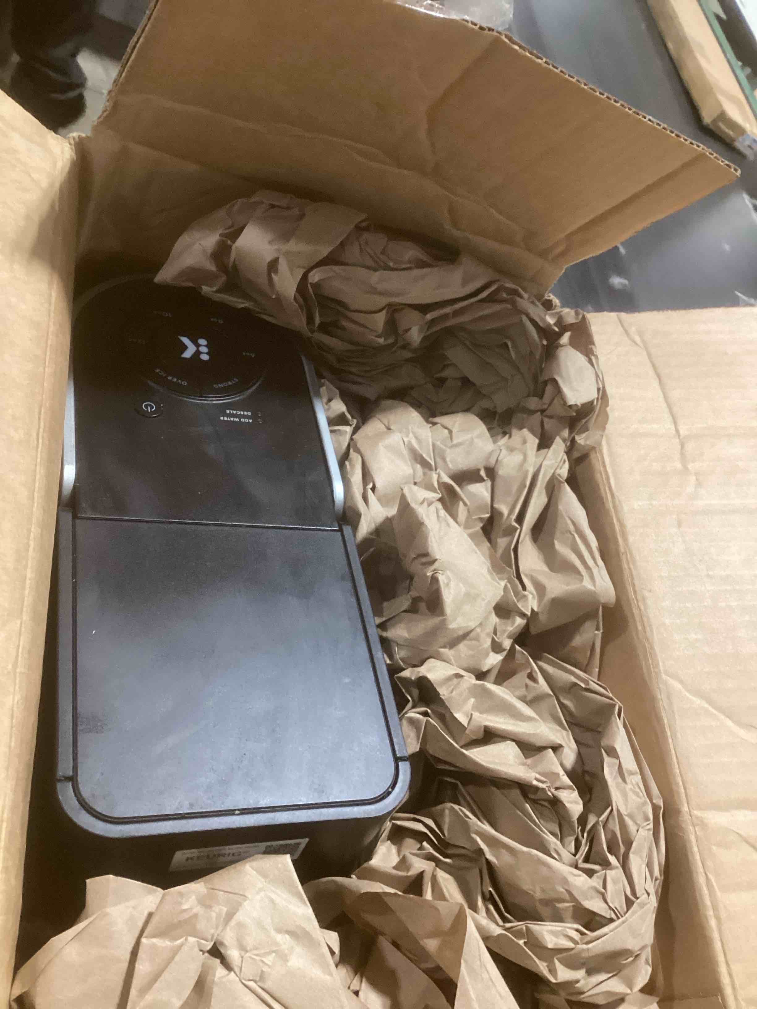 Condition photo showing As Is for Keurig K-Supreme Single Serve K-Cup Pod Coffee Maker, MultiStream Technology, 4 Brew Sizes, 66oz Dual-Position Removable Reservoir, Black Black Coffee Maker