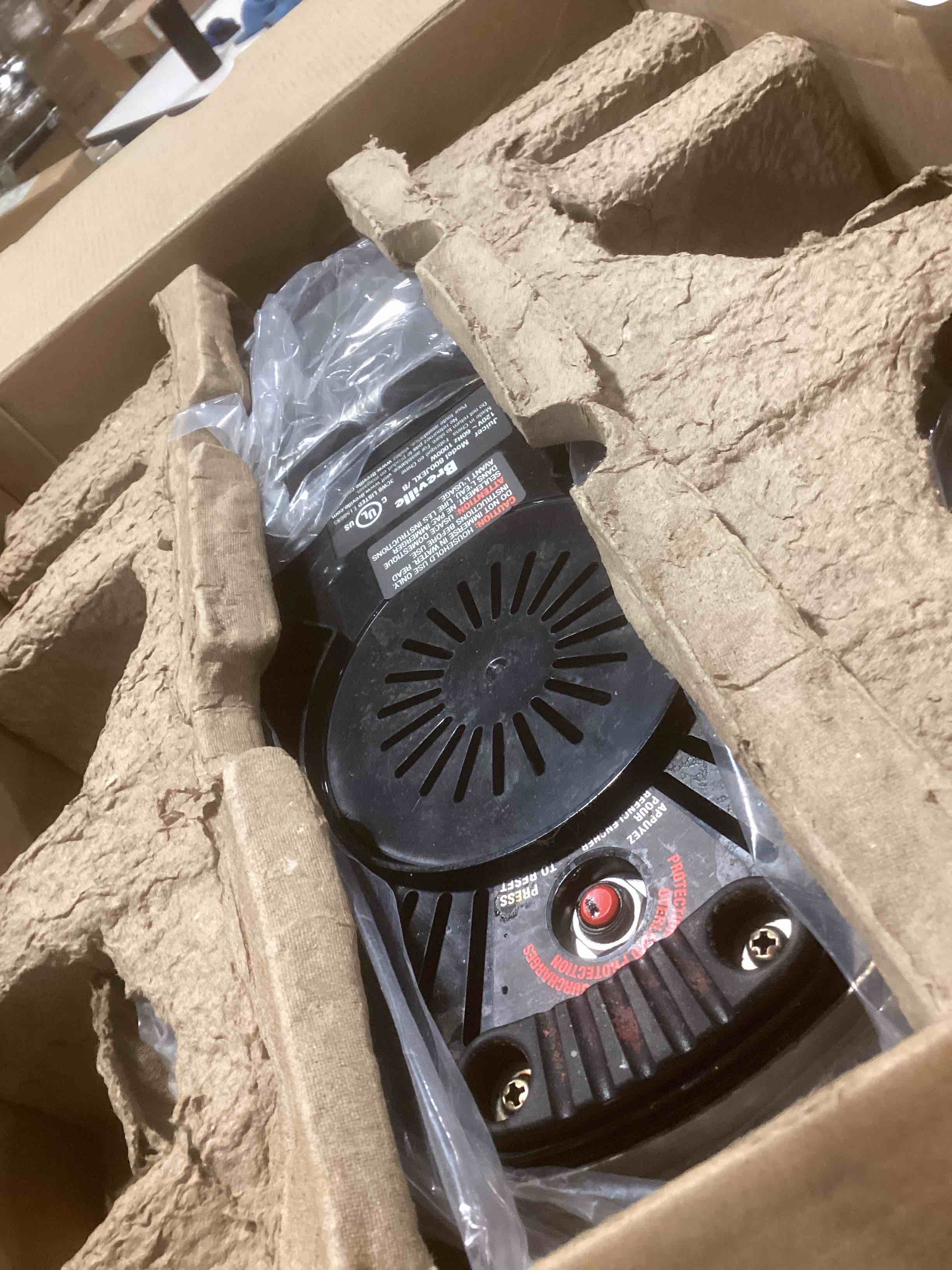 Condition photo showing As Is for Breville BJE430SIL Juice Fountain Cold, 70 fl oz, Silver