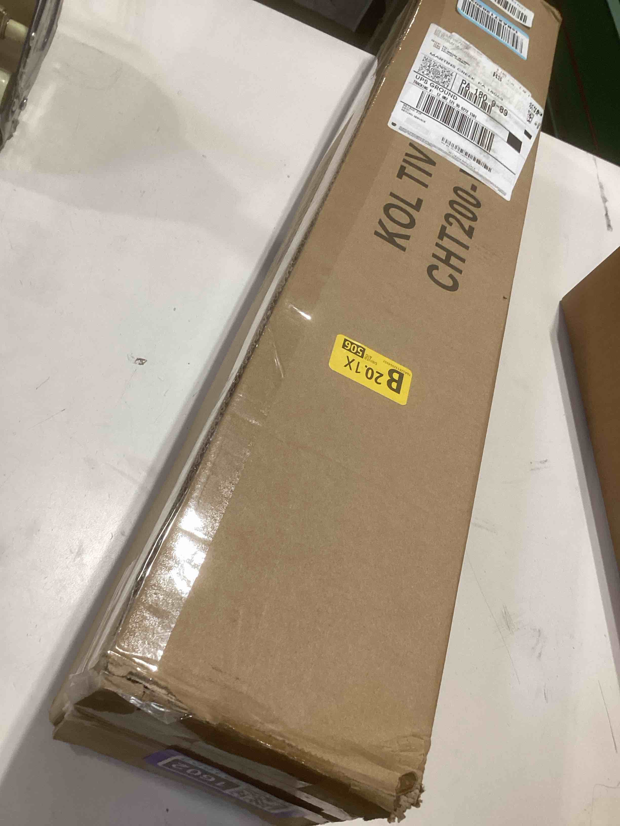 Condition photo showing Good Condition for 4ft White Christmas Tree - Premium Hinged Artificial Small Christmas Tree, Canadian Fir Full Bodied 4 Feet Tree with 320 Tips, Lightweight and Easy to Assemble Holiday Décor Tree with Metal Stand