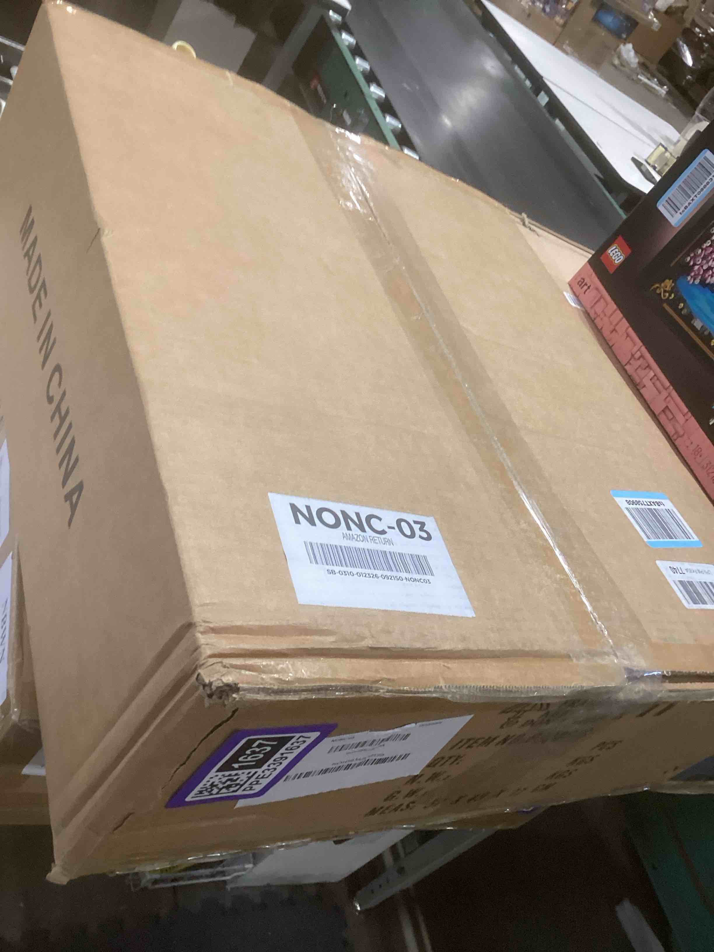 Condition photo showing Good Condition for Modern Sputnik Chandelier, 6-Light Gold Pendant Light Mid Century Globe Chandelier with Milk Glass Shade Linear Pendant Chandelier for Dining Room Foyer Kitchen Bedroom Gold 6 Lights