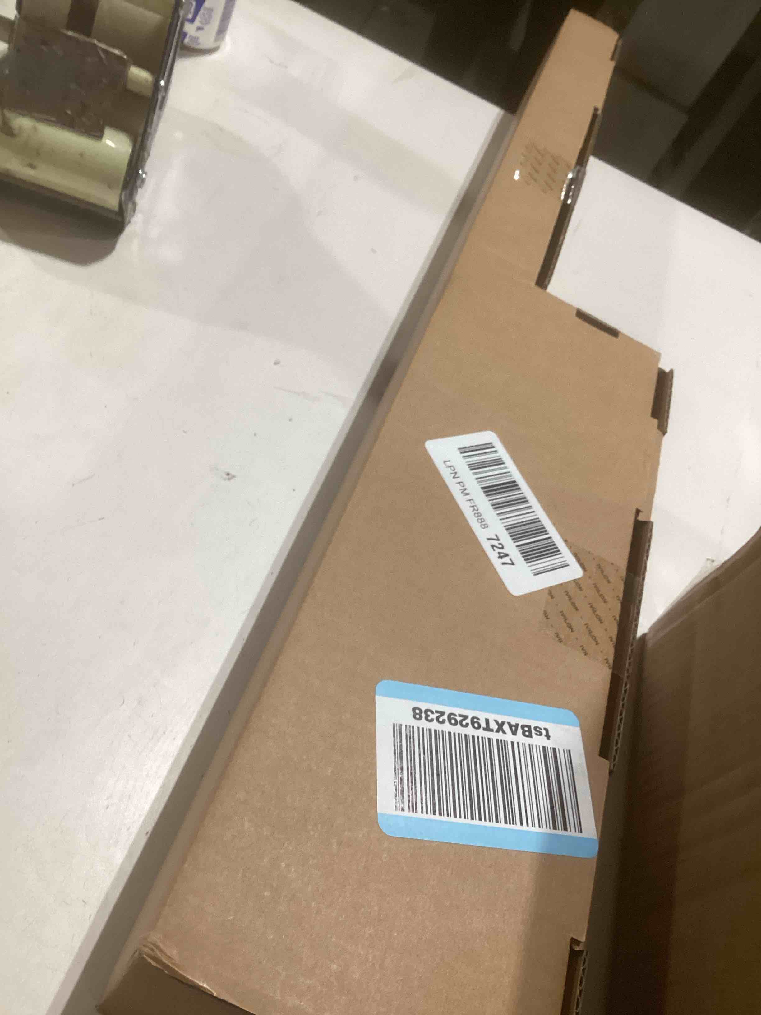 Condition photo showing Good Condition for Ivilon Drapery Treatment Window Curtain Rod - Square Design 1 1/8 Rod. 28 to 48 Inch. Black 28 to 48 in.