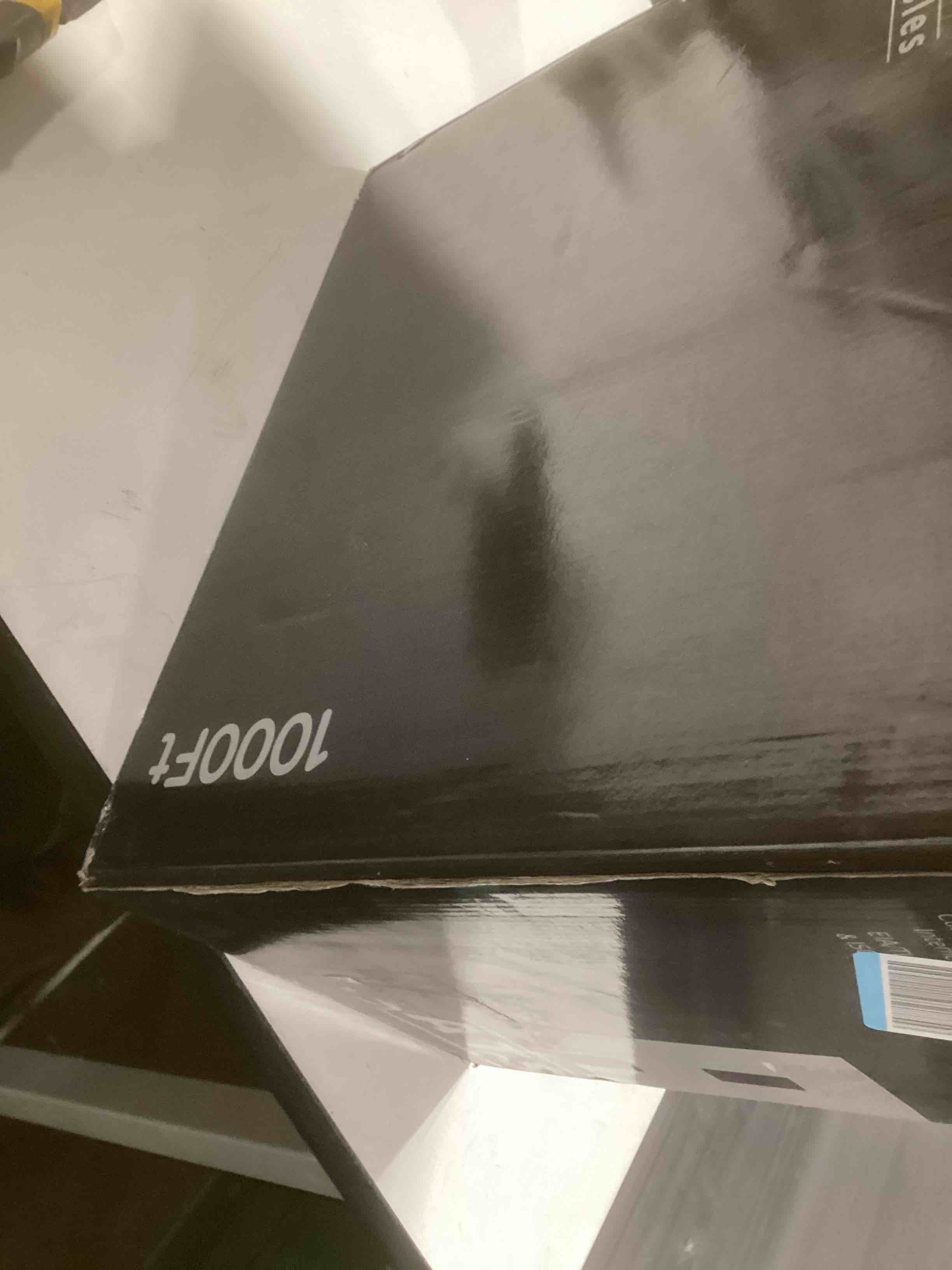 Condition photo showing New/Like New for ATS Cables | CAT6 Plenum (CMP) Cable 1000FT | DSX-8000 Network Analyzer Test Passed | 23AWG UTP 4Pair, Solid 550MHz Ethernet Cables 10Gb, Available in 9 Colors (White, 1000ft) White 1000ft