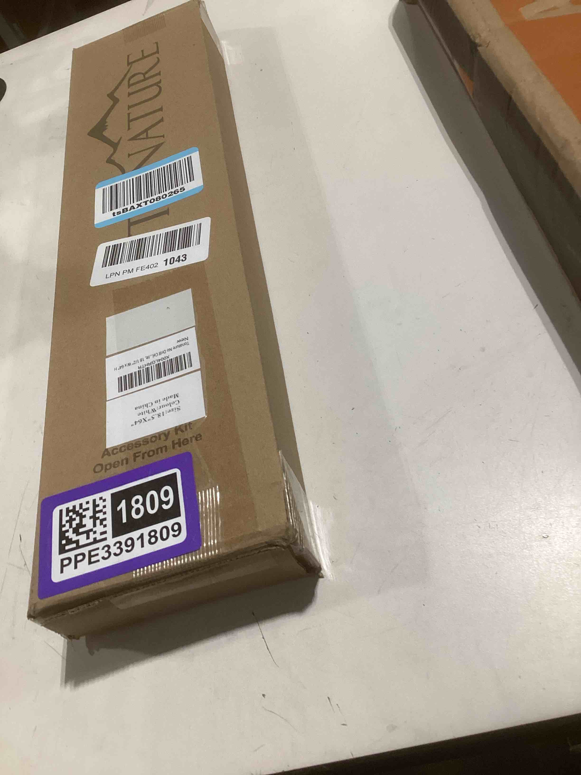 Condition photo showing Good Condition for No Drill Cellular Shades for Indoor Windows, Thermal Insulating & Noise Reducing Honeycomb Blinds, Free Stop Cordless Blackout Shades, White, 18 1/2" W x 64" H 18 1/2"W x 64"H White(blackout)