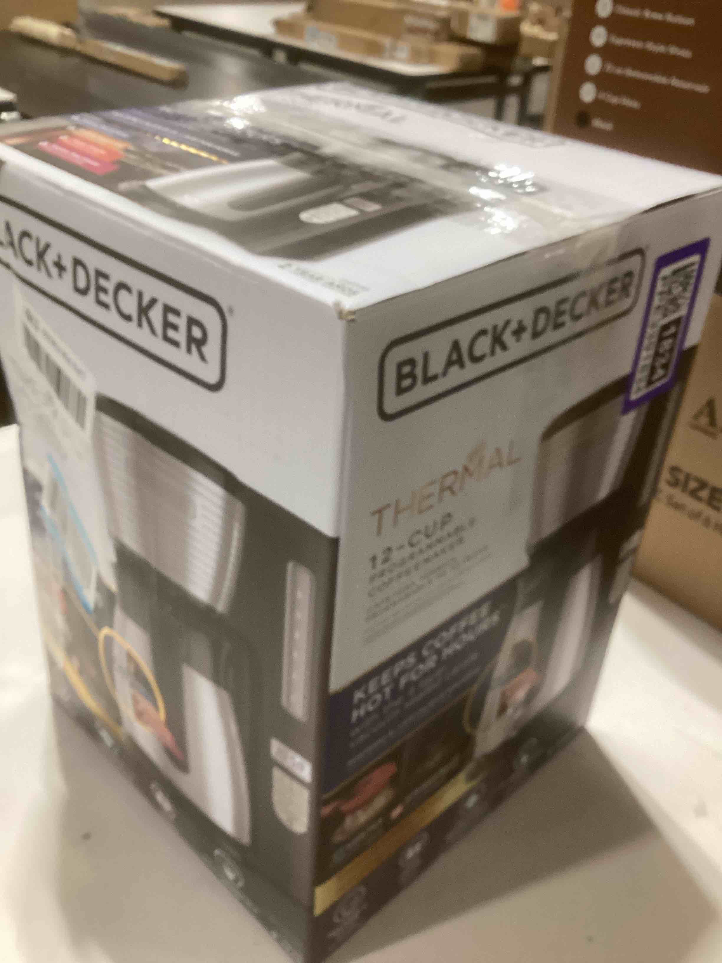 Condition photo showing As Is for BLACK+DECKER CM2045B-1, 12-Cup