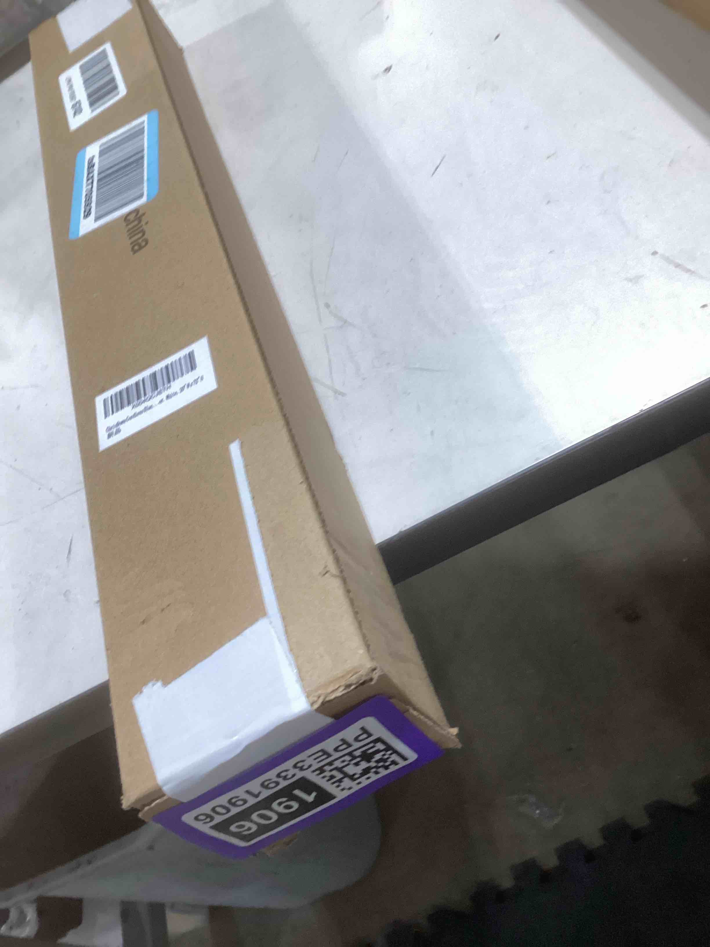 Condition photo showing Good Condition for ChrisDowa Cordless Blackout Roller Shades for Windows, Striped Free-Stop Window Blinds with Privacy, Thermal Insulated Window Shades for Home, Office and Door. White, 20" W x 72" H 20"W x 72"H White