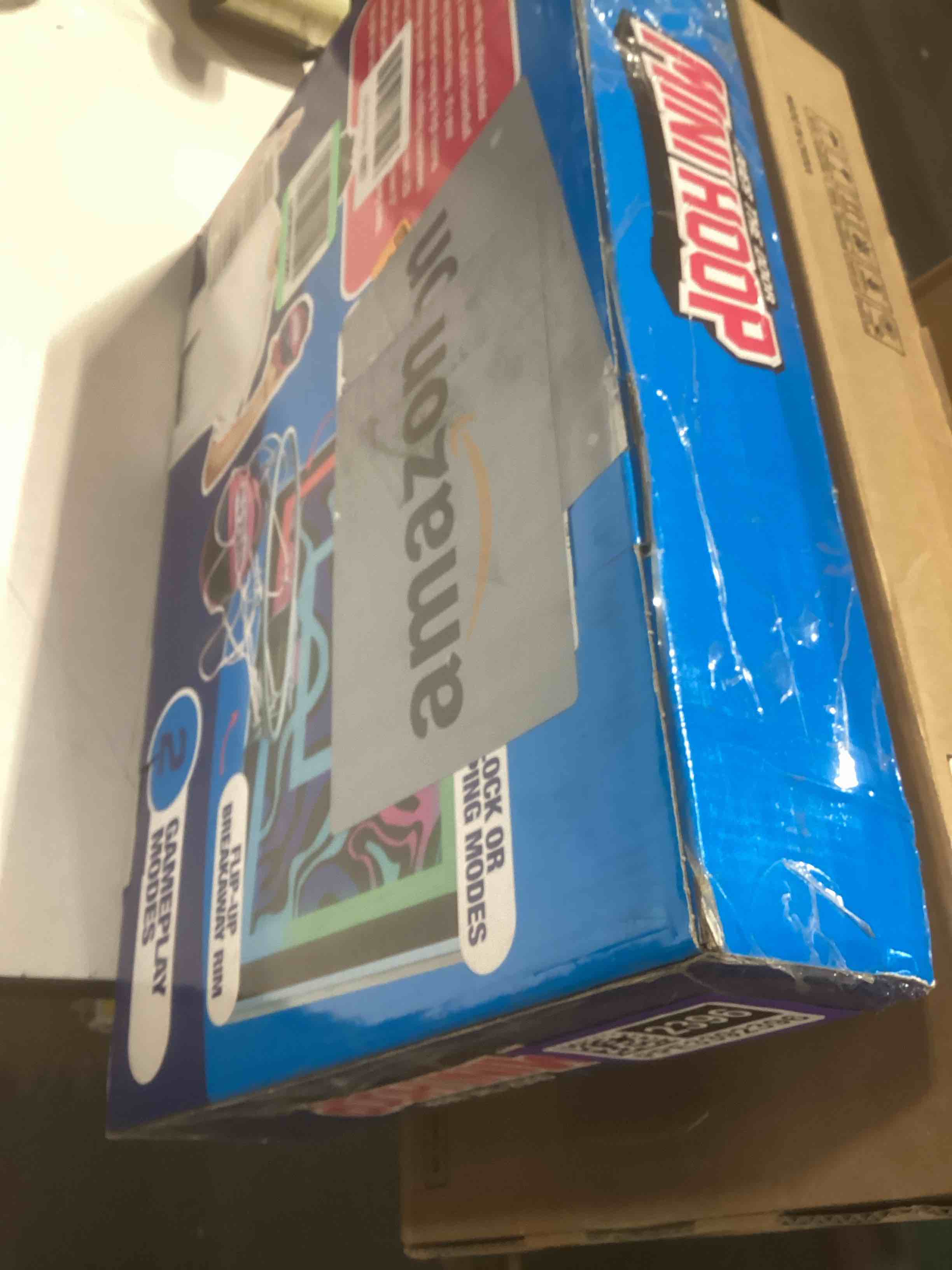 Condition photo showing As Is for Jesser Official Mini Ceiling Basketball Hoop with (2) Exclusive Balls | Fun Indoor Game for All Ages 6+ Over the Door Hoop