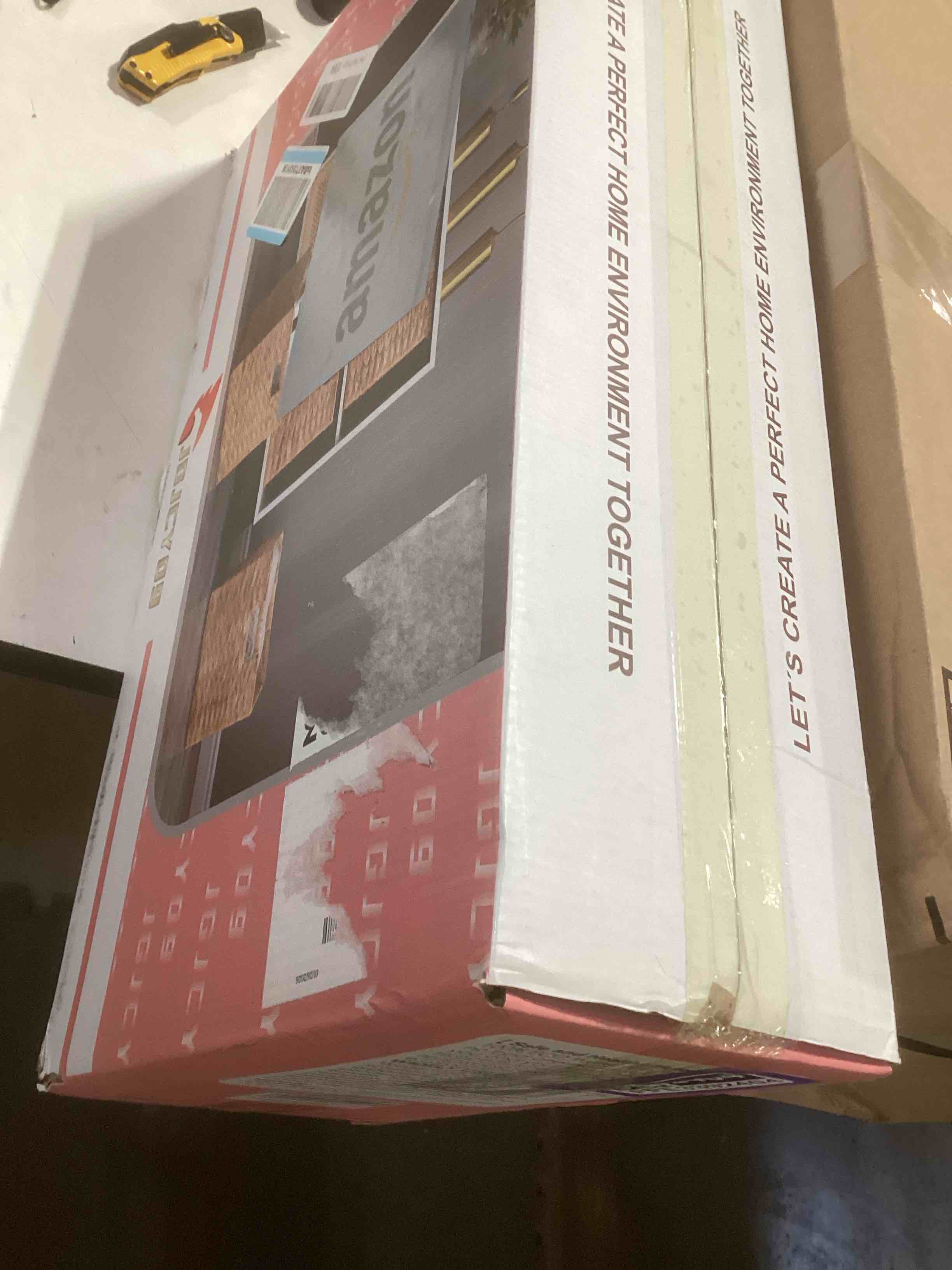 Condition photo showing Good Condition for Storage Baskets 11x11inch Cube Baskets 4 pcs Baskets,Foldable Handwoven Water Hyacinth Laundry Organizer,Cube Storage Baskets