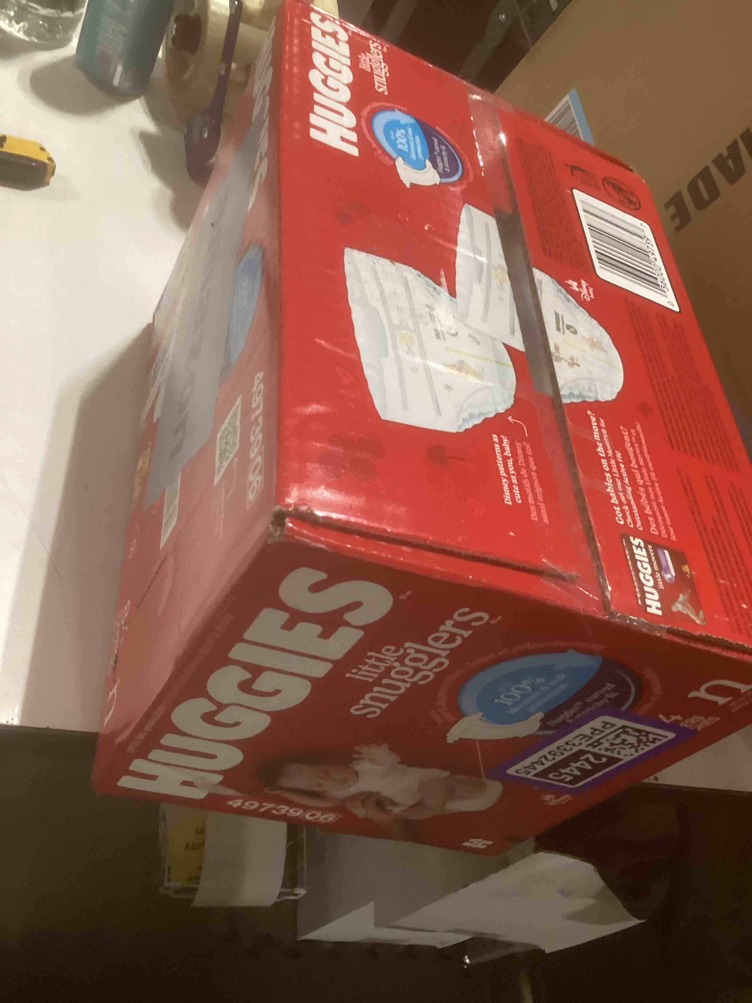 Condition photo showing New/Like New for Huggies Little Snugglers Diapers - Newborn - 84ct