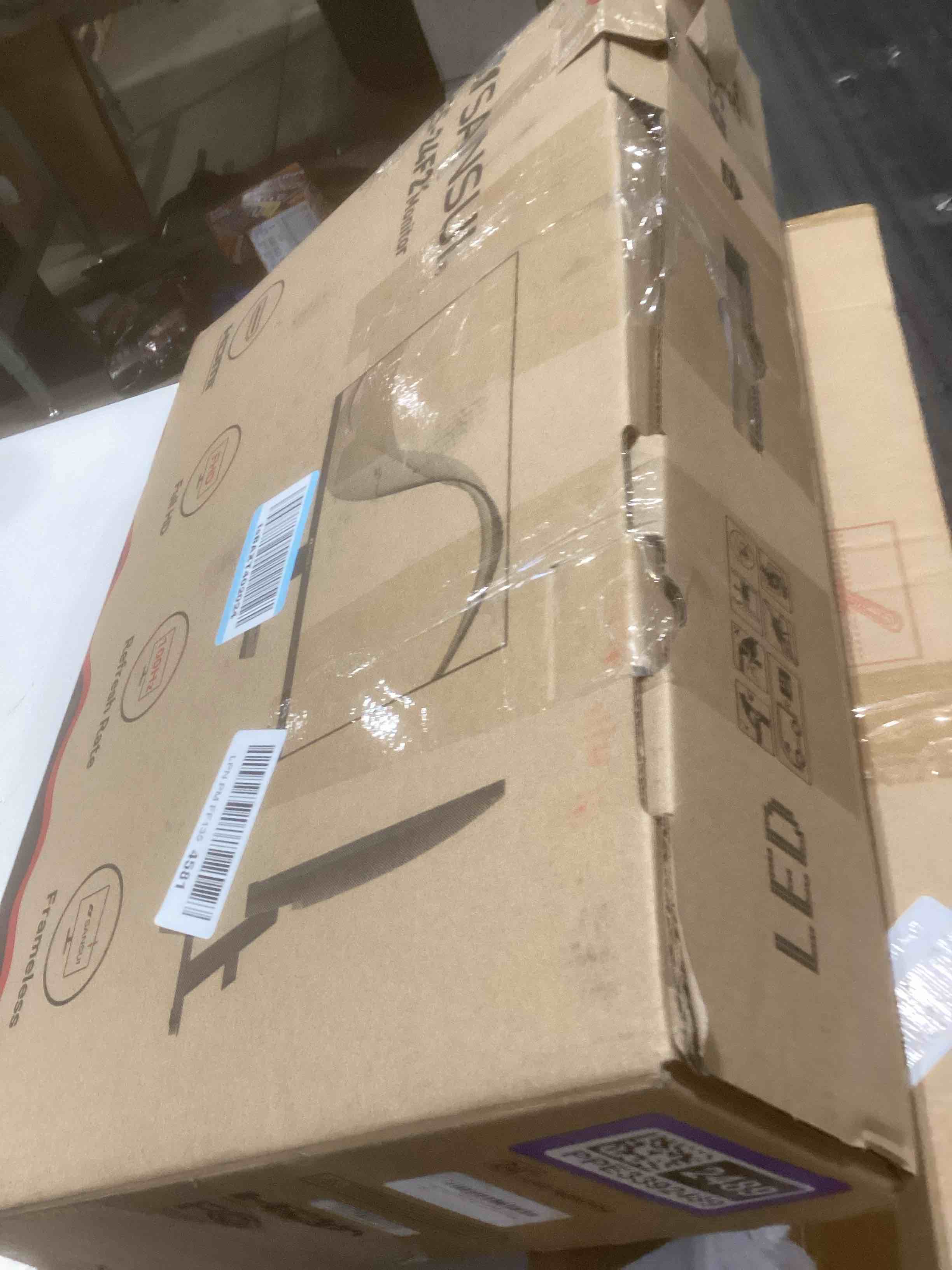 Condition photo showing As Is for SANSUI Monitor 24 Inch 100Hz PC Monitor, HDMI VGA Ports VESA Mount, FHD Computer Monitor Ultra-Slim Ergonomic Tilt Eye Care for Home Office (ES-24F2, HDMI Cable Included) 24 Inch FHD 100Hz Monitor
