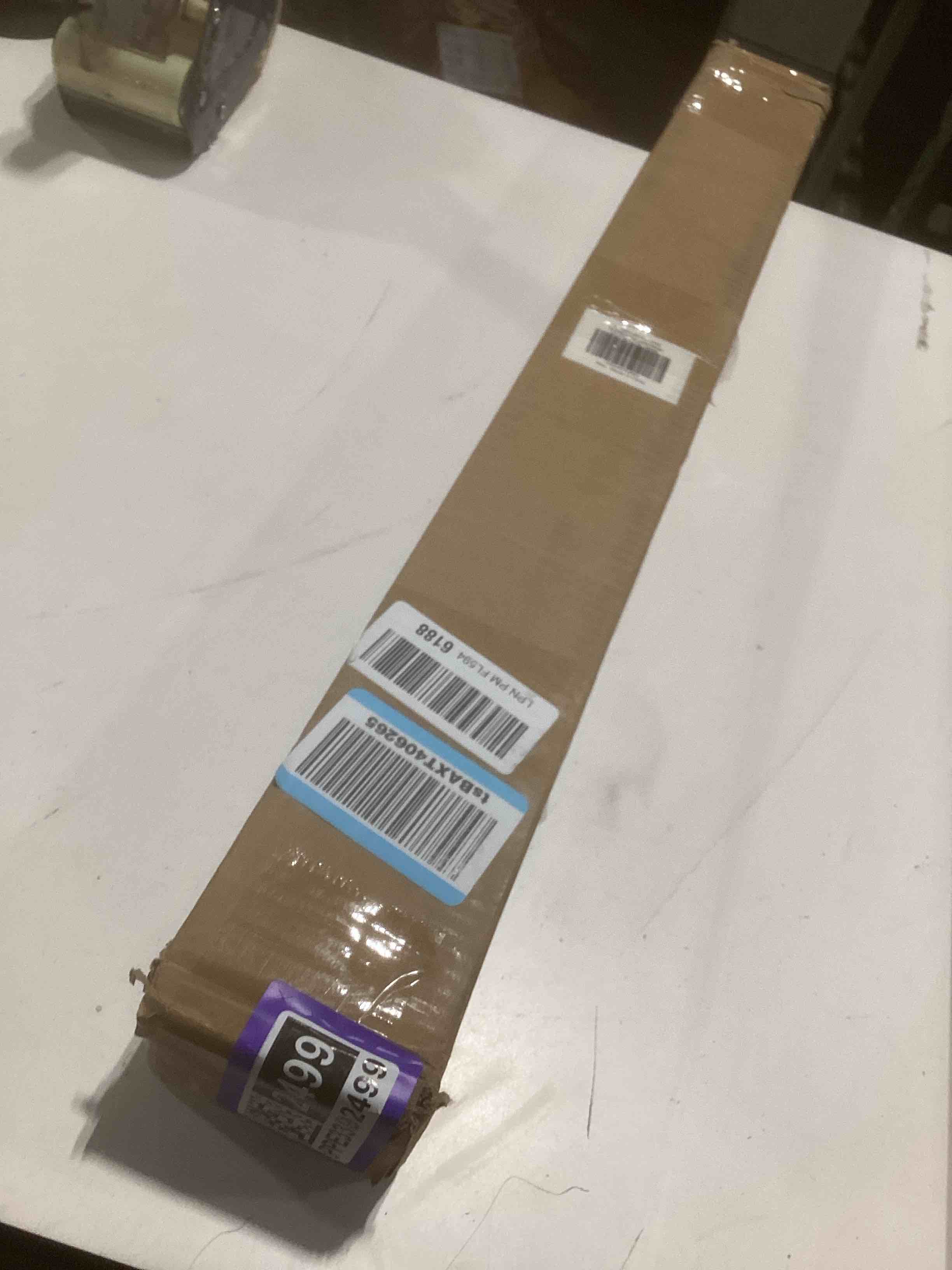 Condition photo showing Good Condition for LazBlinds No-Drill Cordless Zebra Blinds - Dual Layer Light Filtering & Room Darkening, Free-Stop Lift, Easy Install, Day & Night Privacy with Valance for Window 28.5" W x 72" H, Black 28.5"W x 72"H Black