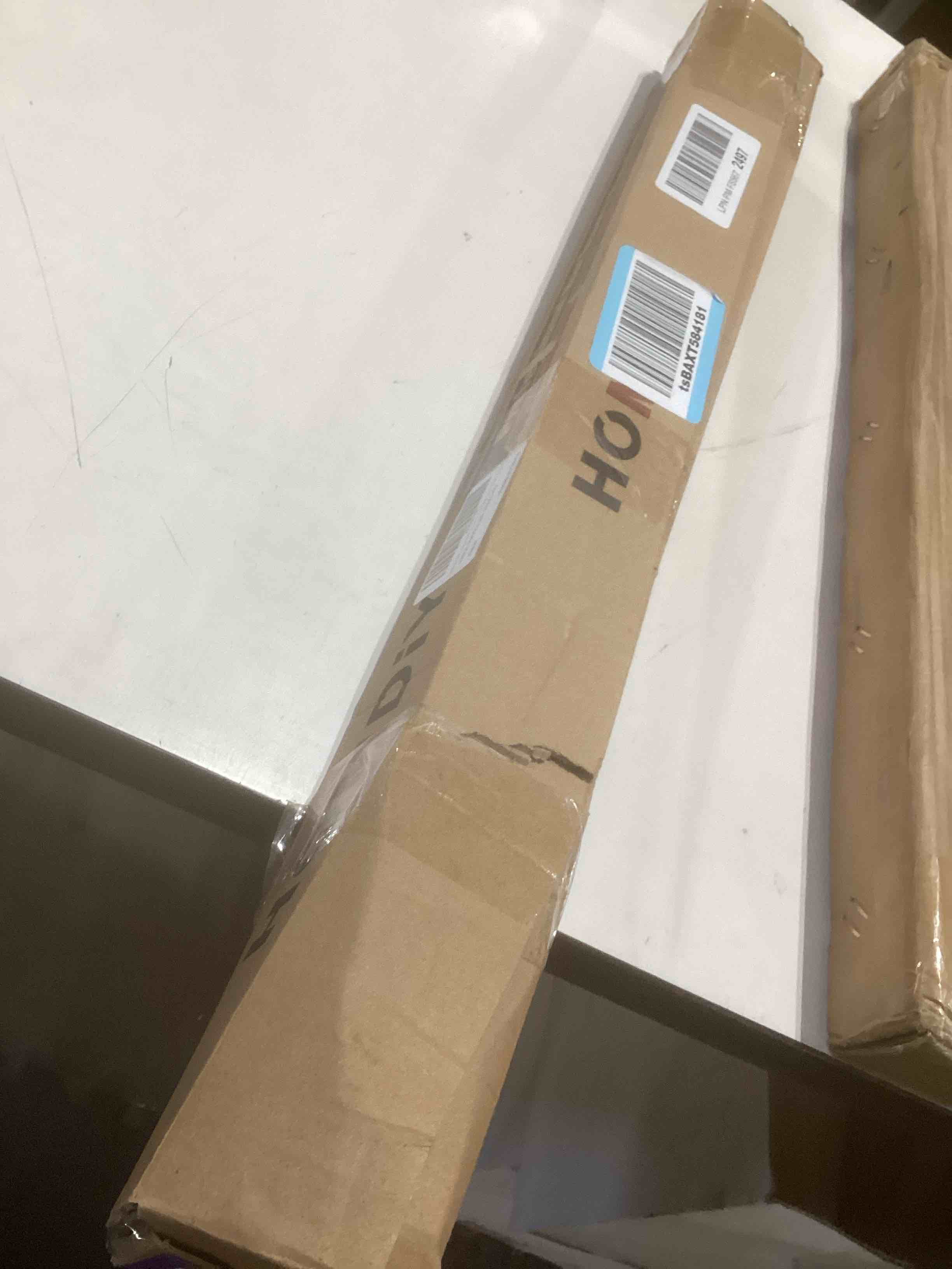 Condition photo showing Good Condition for homdiy 2 Pcs 24 Inch Bottom Mount Centered Drawer Slides for Cabinet and Dresser Heavy Duty Center Mount Drawer Rails 3/4 Extension Glide Track 24 Inch 2 Pack